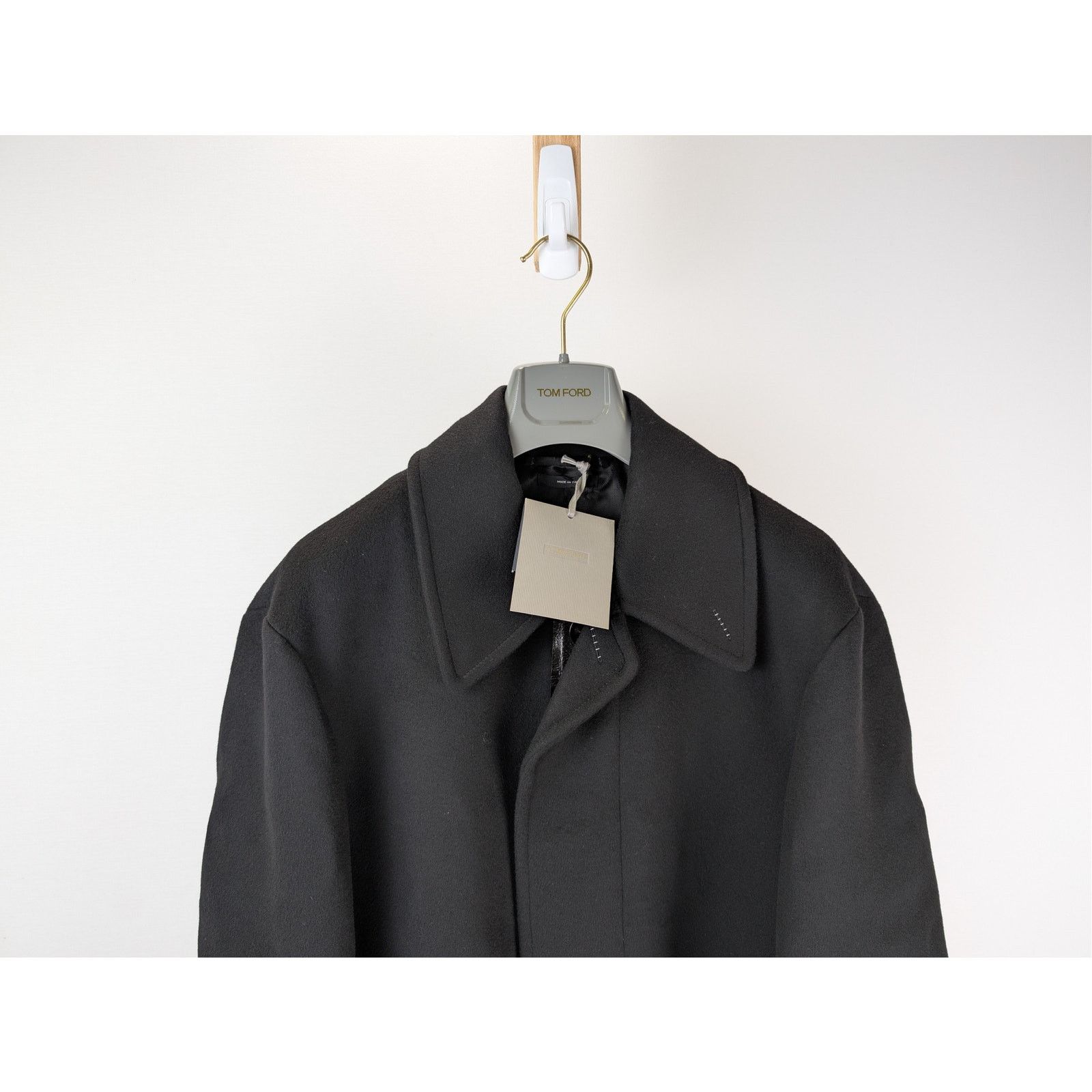 Tom Ford o1rshd1 Long Heavy Coat in Black Size US M / EU 48-50 / 2 - 3 Thumbnail