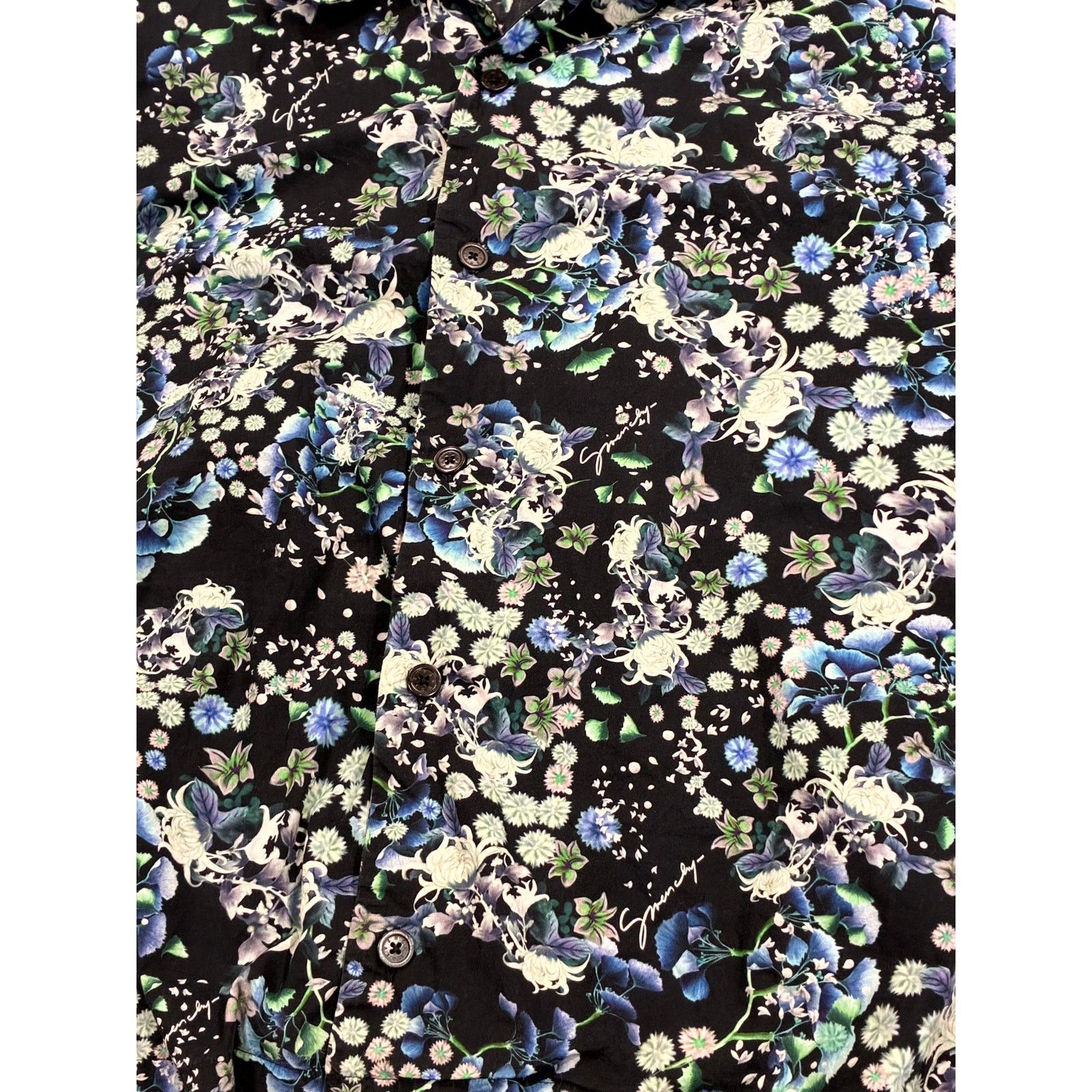 Givenchy Givenchy Floral Button Up Multicolor Shirt Size US M / EU 48-50 / 2 - 2 Thumbnail
