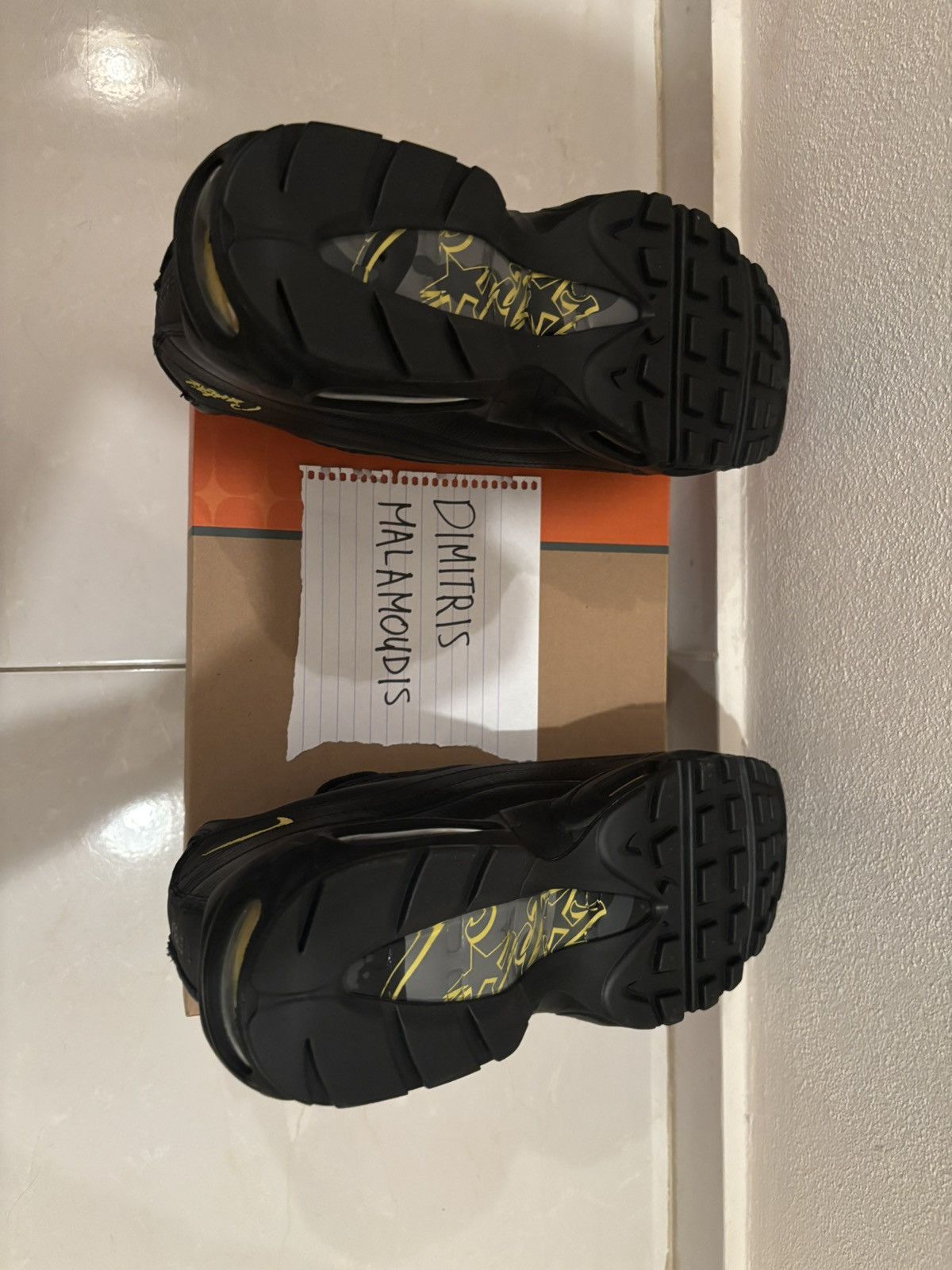 Corteiz × Nike Nike Air Max 95 x Corteiz “Honey Black” – Size EU 45 / US 11 Size US 11 / EU 44 - 6 Thumbnail