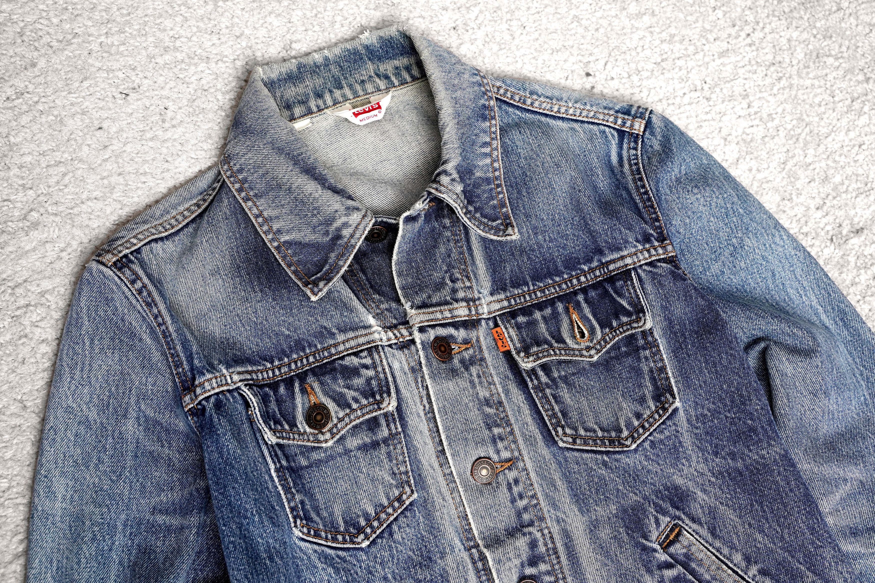 Levi's Vintage Clothing Levi’s Orange Tab Denim Jacket Made in Italy Vintage 1997 Size M / US 6-8 / IT 42-44 - 5 Thumbnail