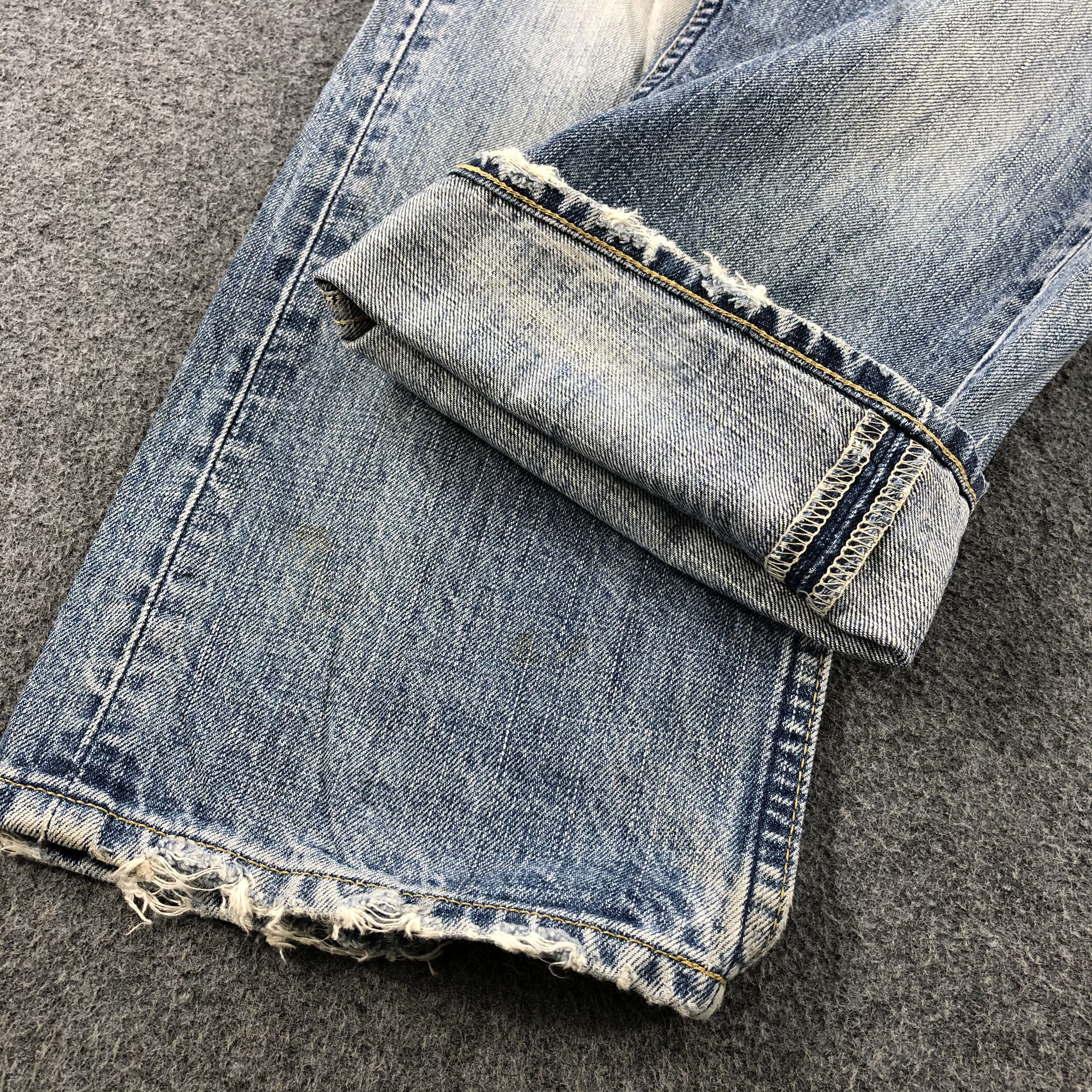 Levi's × Vintage Vintage 90s Light Wash Levis 506 Jeans-JM1952 Size US 34 / EU 50 - 7 Thumbnail