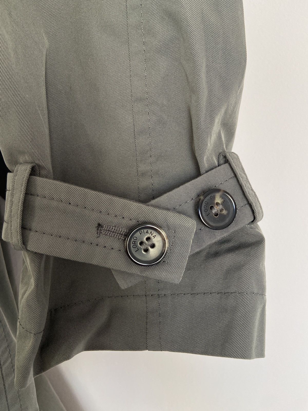 Loro Piana Loro Piana Light Olive Stormey Trench Tecno Coat Size US XXL / EU 58 / 5 - 2 Thumbnail