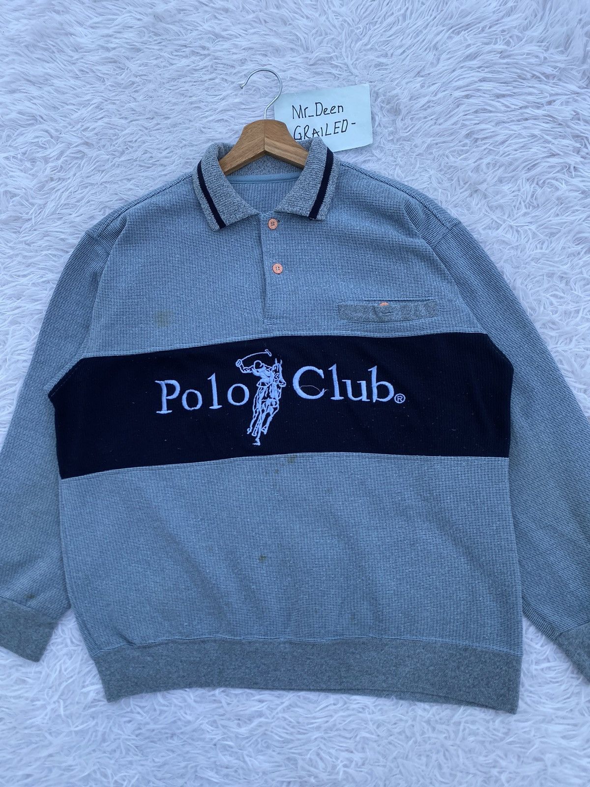 Beverly Hills Polo Club Vintage 90s Polo Club Big Logo Spellout Big Pony Sweater Size US M / EU 48-50 / 2 - 6 Thumbnail
