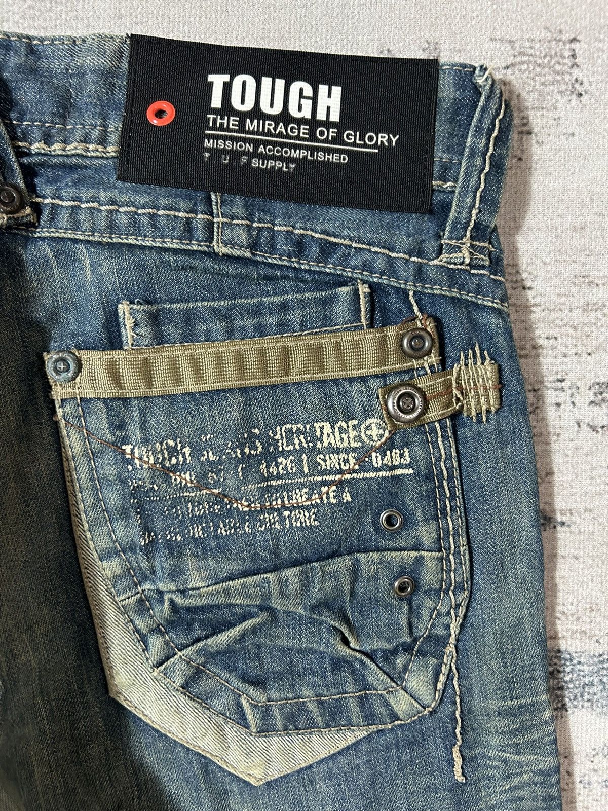 If Six Was Nine × Japanese Brand × Tornado Mart Vintage Mud Max Tough Jeans Denim Size US 33 - 7 Thumbnail
