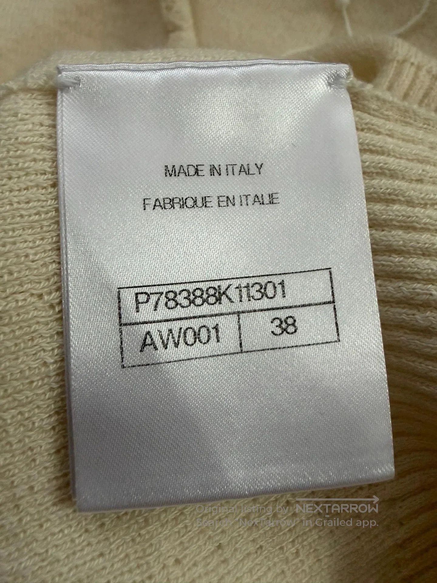 Chanel Chanel Wool Logo Embroidered V-Neck Vest. Size US S / EU 44-46 / 1 - 6 Thumbnail