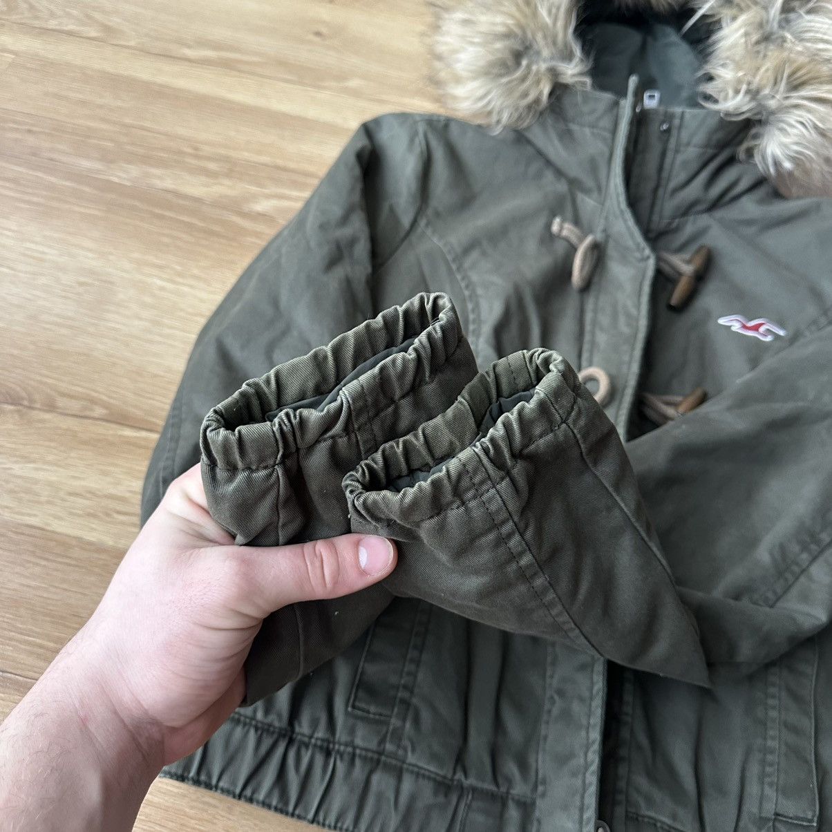 If Six Was Nine 90s Hollister Fur Jacket IfSixWasNine BabyDoll y2K Cropped Size L / US 10 / IT 46 - 15 Thumbnail