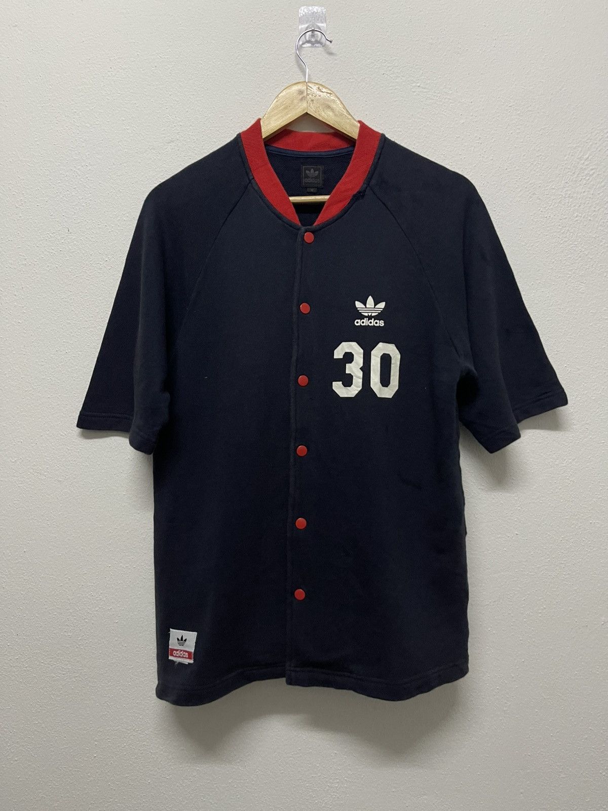 Adidas × Vintage 2000s ADIDAS BASEBALL COTTON JERSEY NEW YORK 30 ANNIVERSARY Size US XS / EU 42 / 0 - 1 Thumbnail