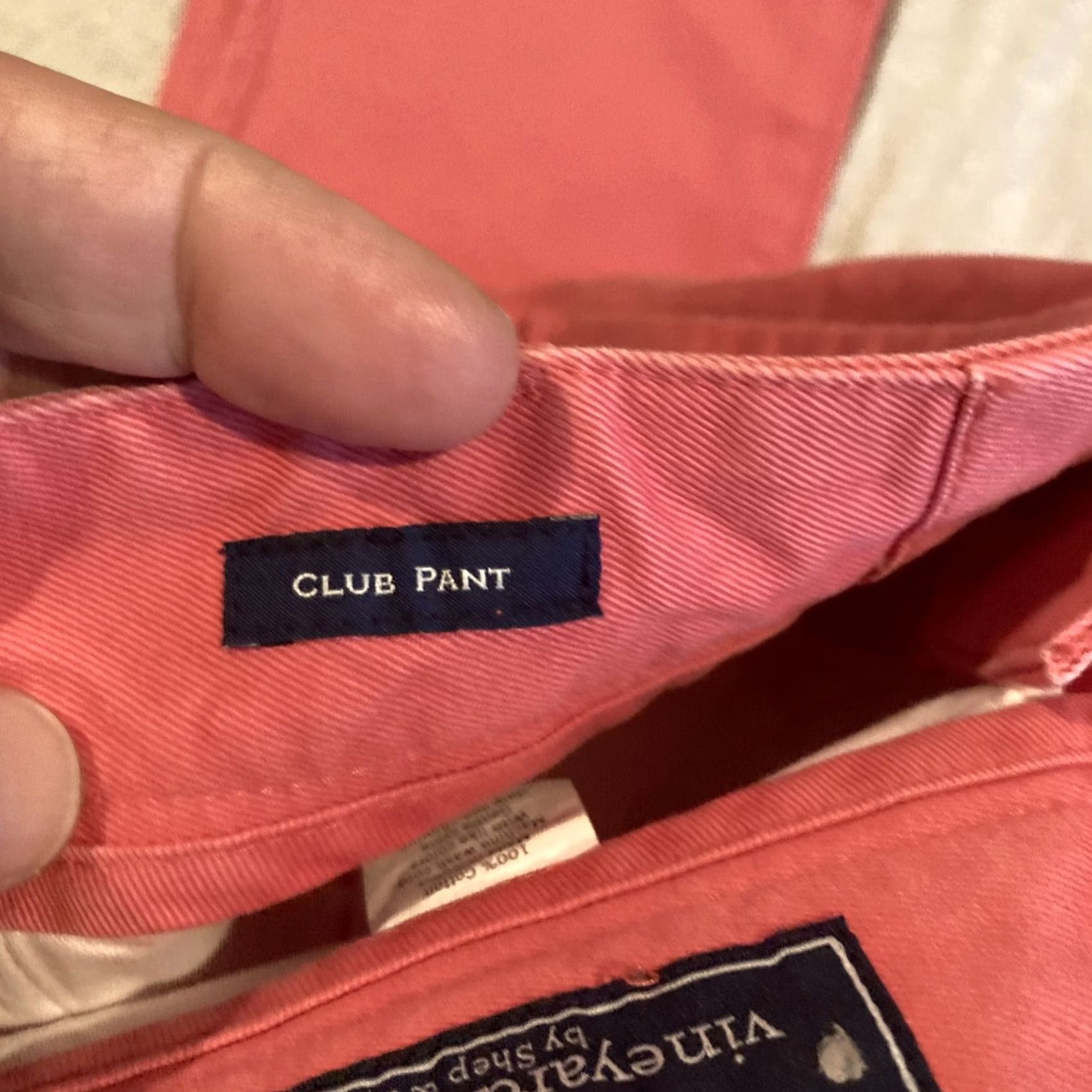 Vineyard Vines Vineyard Vines Club Pants Embroidered Fish & Boat Salmon Size 30X28 Mens Casual Chino Cotton Flat Front Size US 30 / EU 46 - 4 Thumbnail