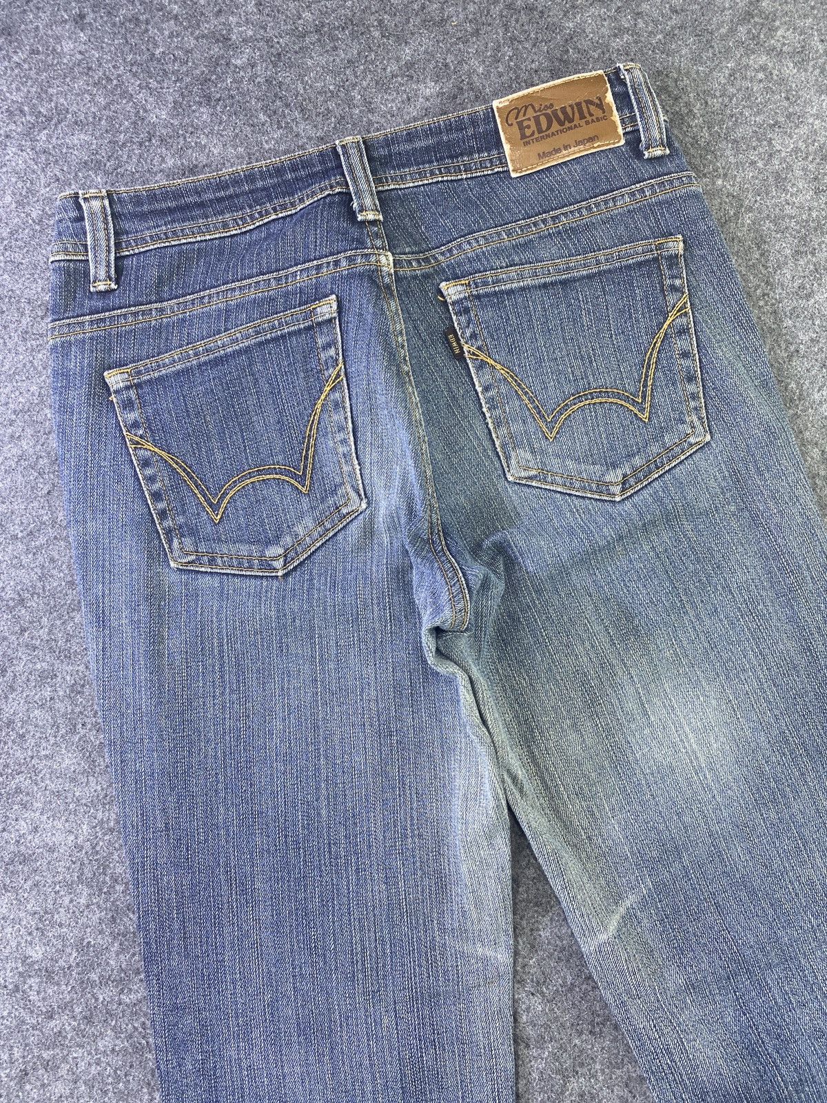 Edwin × Japanese Brand × Jean Miss Edwin Distress Wash Denim - J932 Size 30" / US 8 / IT 44 - 13 Thumbnail