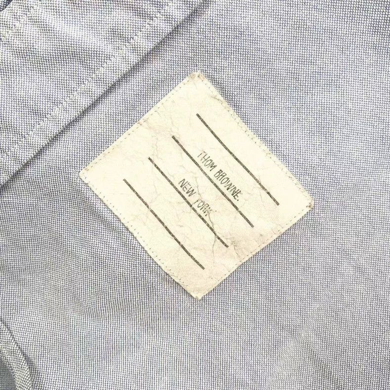 Thom Browne Thom Browne Blue classic polka-dotted shirt Size US S / EU 44-46 / 1 - 3 Thumbnail