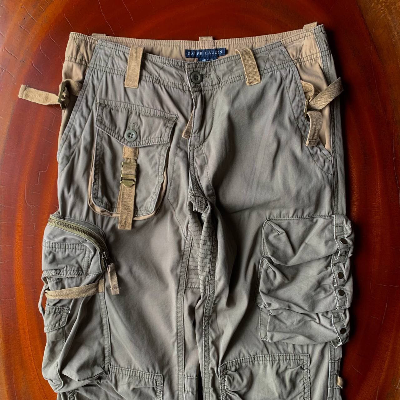 Polo Ralph Lauren Polo Ralph Lauren Tactical Multi Pocket Army Green Pants Size US 31 - 4 Thumbnail