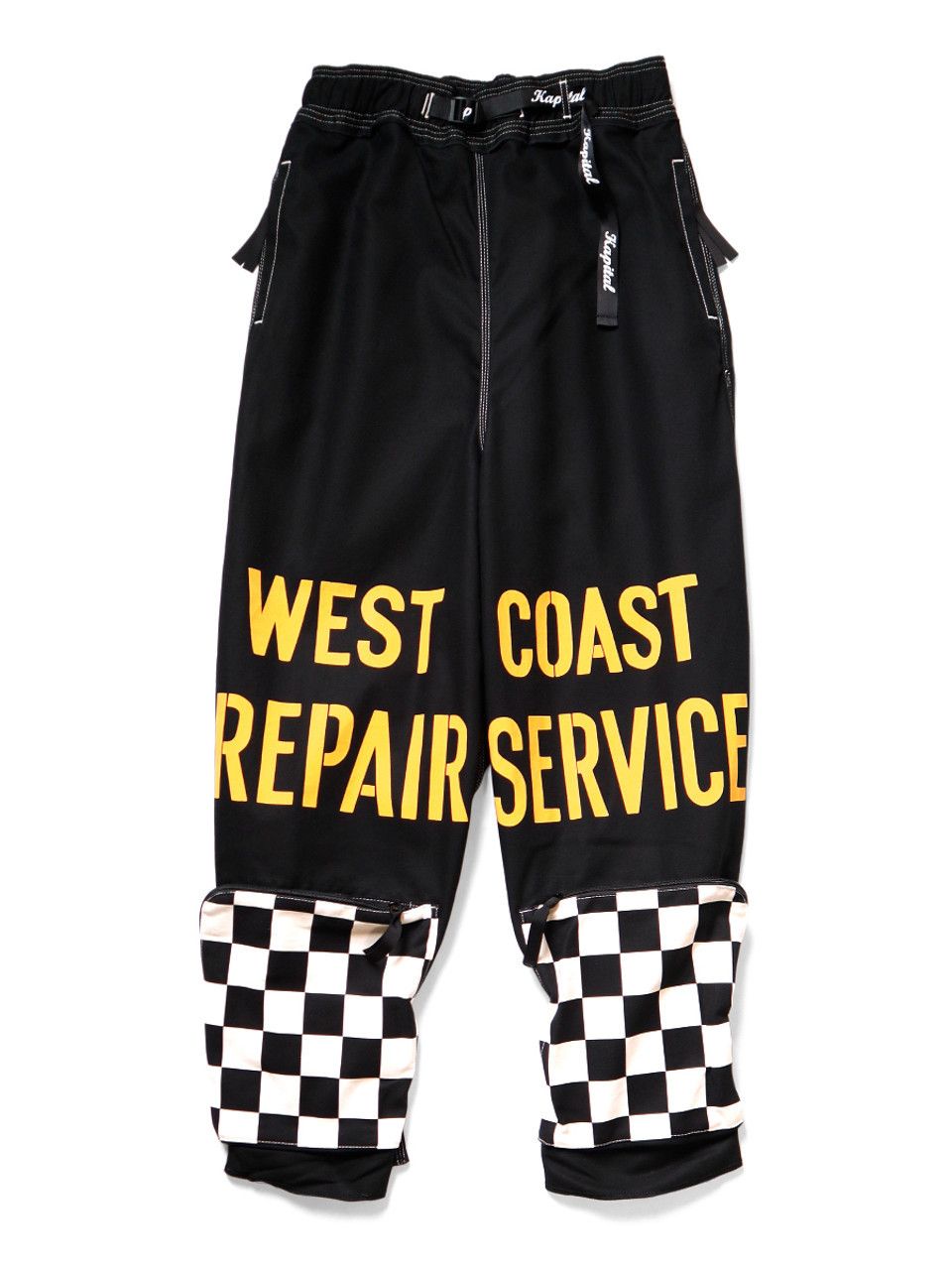 Kapital Kapital Canvas Waist Repairman Track Pants black Size US 33 - 7 Thumbnail