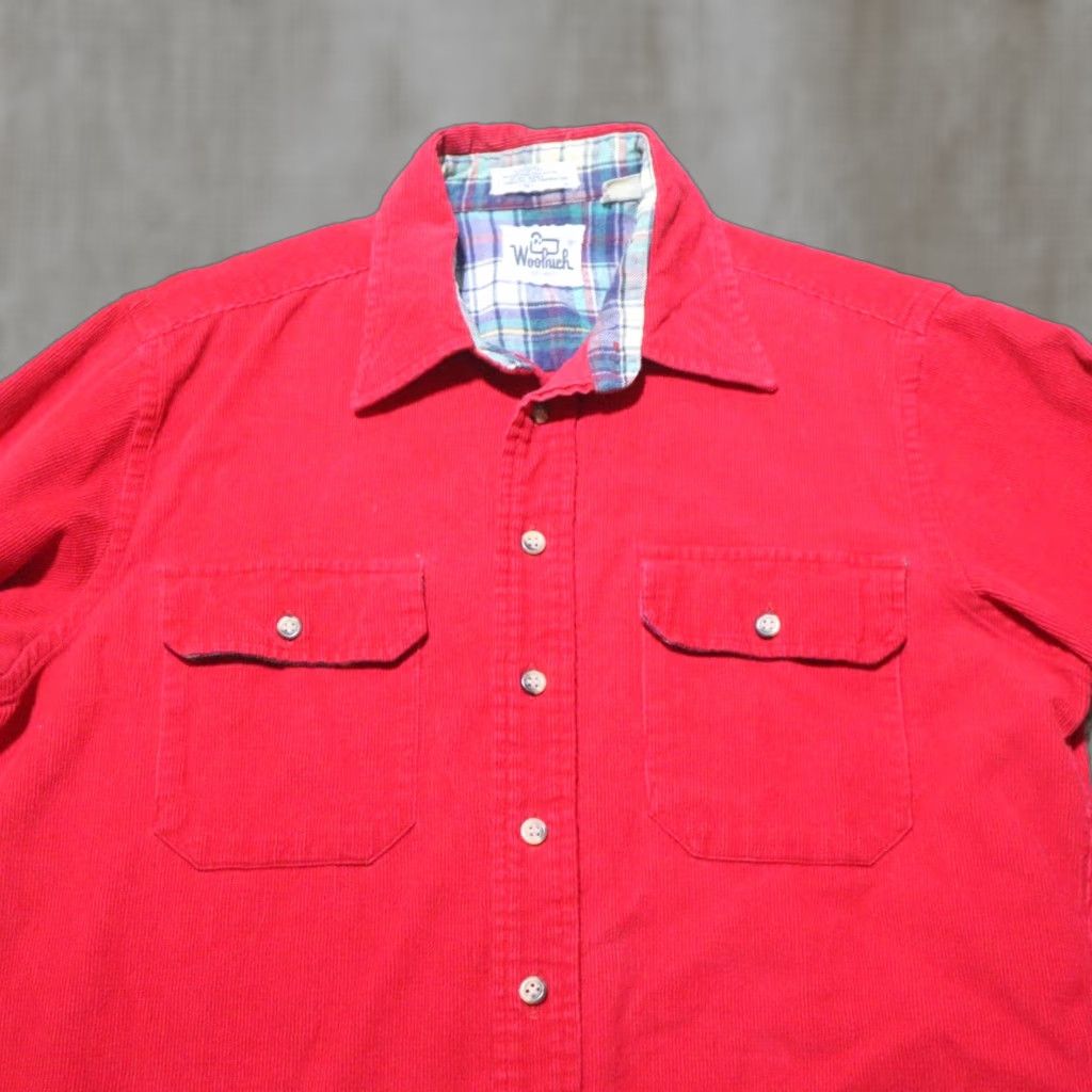 Vintage VINTAGE Woolrich Red Flannel Shirt Adult Men Size M Casual Winter Cotton 90s Americana Size US M / EU 48-50 / 2 - 1 Thumbnail