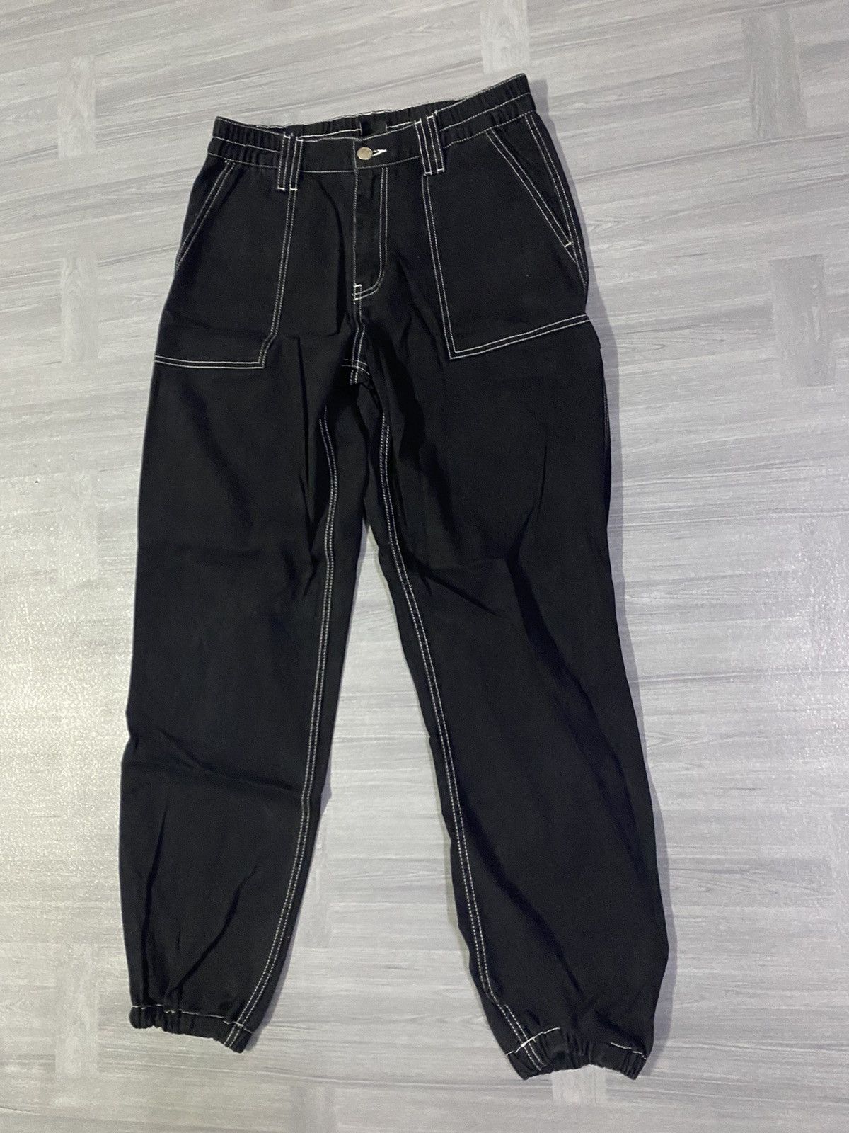 Santa Cruz Skateboards Santa Cruz Y2K Black Skate Cargo Style Elasticated Cuffs Size US 30 / EU 46 - 10 Thumbnail