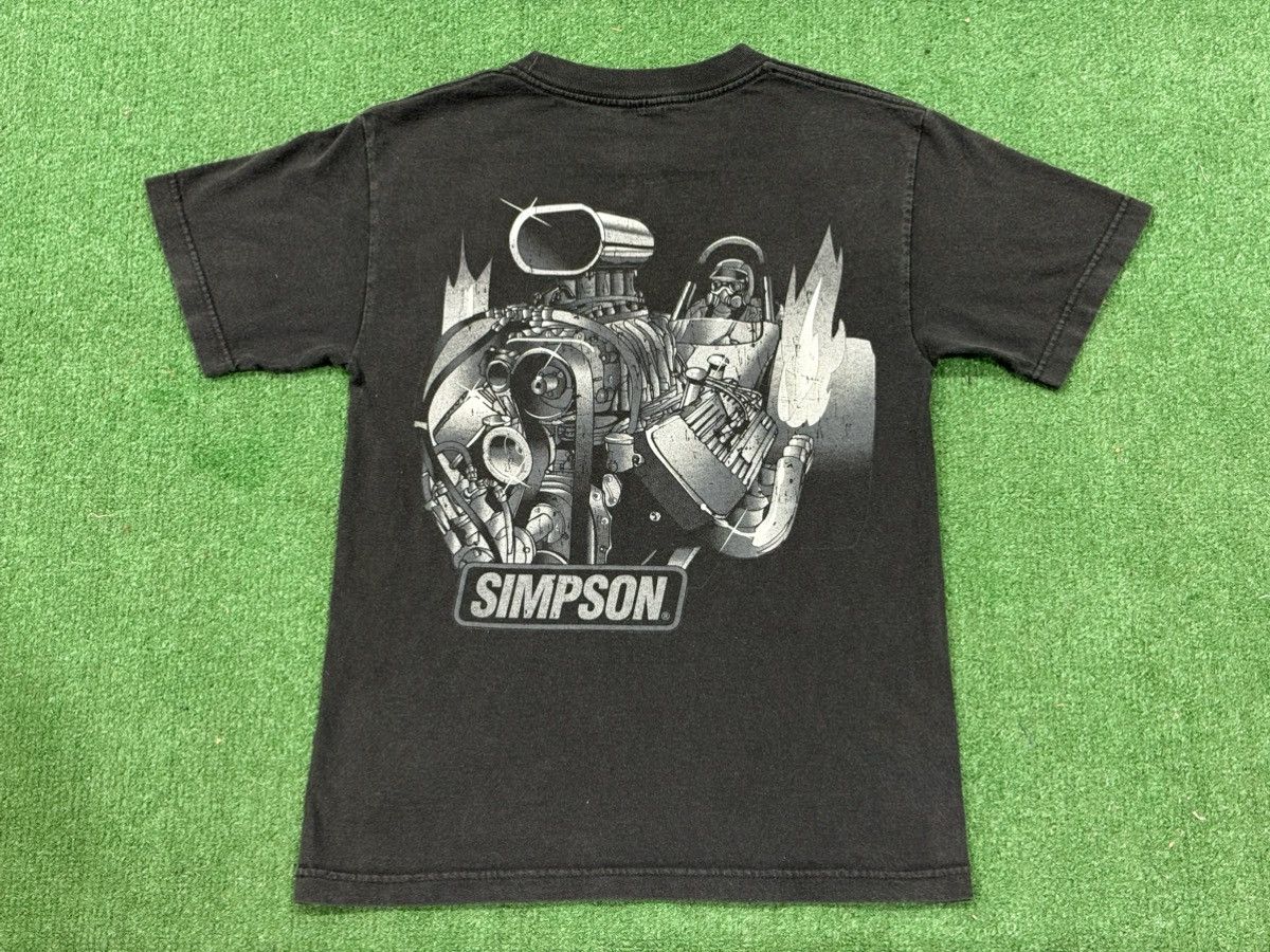 Vintage Vintage Simpson Racing Products Graphic Tee Size US S / EU 44-46 / 1 - 1 Thumbnail