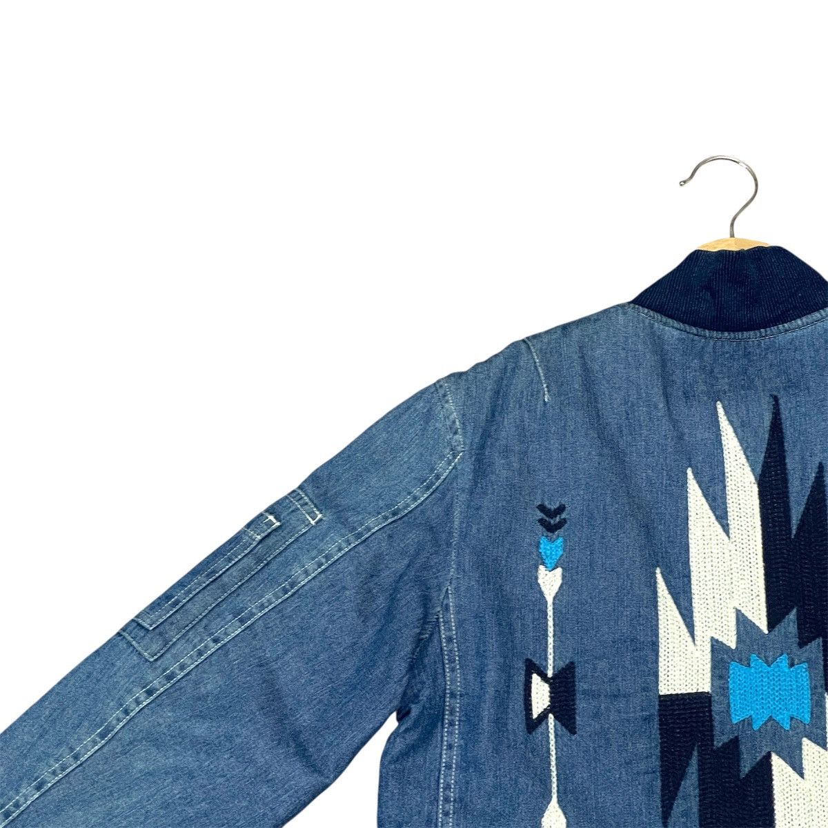 Native Vintage Local Motion Denim Bomber Native Style Jacket Size US M / EU 48-50 / 2 - 16 Thumbnail