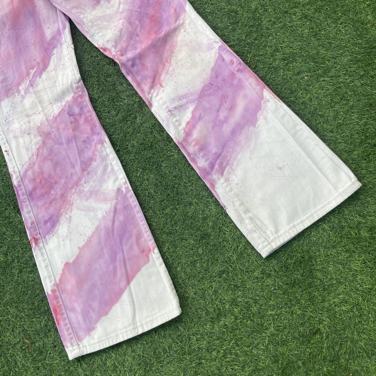 Lee LEE DUNGAREES BOOTCUTS TIE DYE PANTS Size 28" / US 6 / IT 42 - 6 Thumbnail
