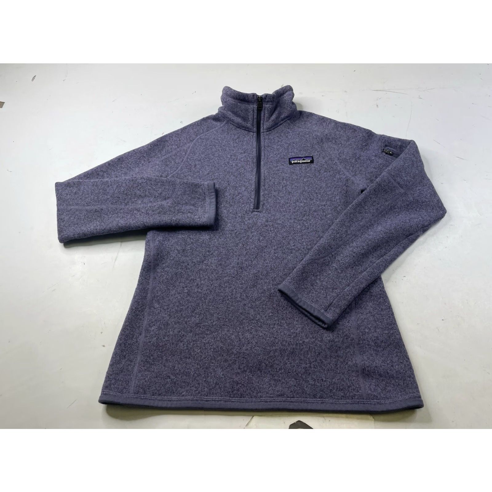 Patagonia Patagonia Sweater Womens Small Purple Long Sleeve 1/4 Zip Fleece Pullover Slim - Nature Outdoor Classic Casual Size S / US 4 / IT 40 - 2 Thumbnail
