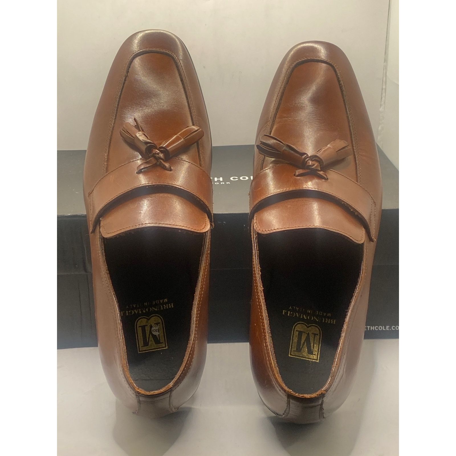 Bruno Magli M By Bruno Magli Glen Leather Loafer Men's Size 10M Size US 10 / EU 43 - 5 Thumbnail