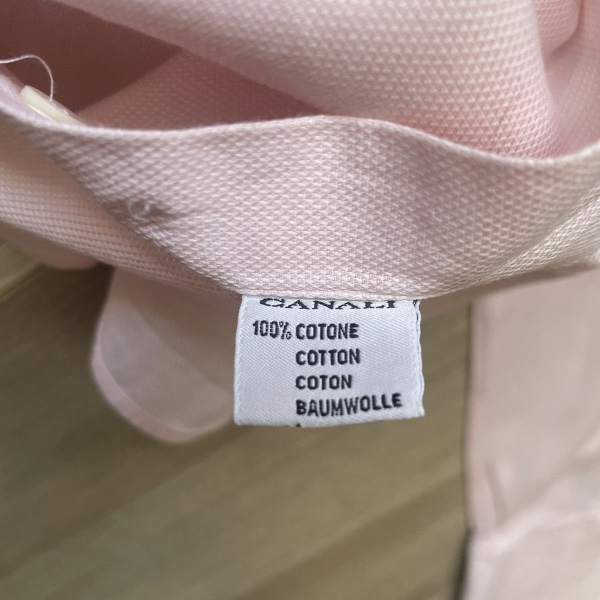 Canali Canali French Cuff Pink Dress Shirt Size US L / EU 52-54 / 3 - 7 Thumbnail