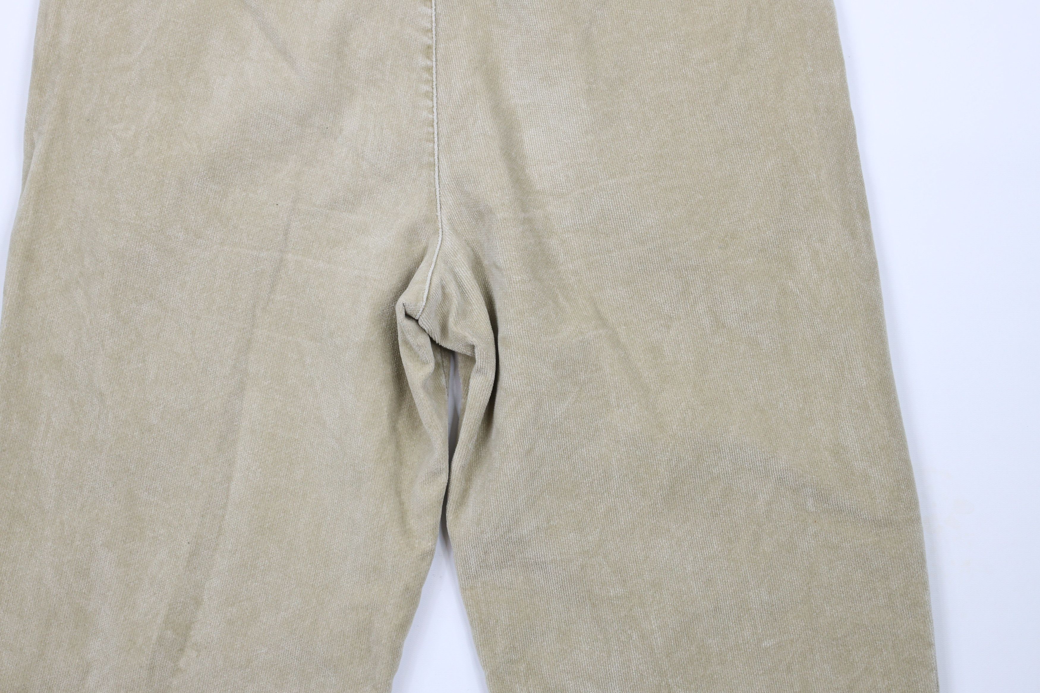 Tommy Hilfiger × Vintage Vintage 90s Tommy Hilfiger Wide Leg Corduroy Moleskin Pants Size 36 - 12 Thumbnail