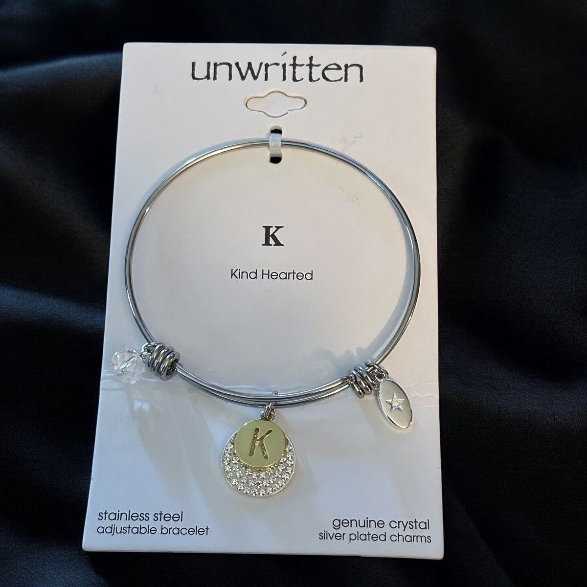Other Unwritten K Kind Hearted adjustable charm bangle bracelet Size ONE SIZE - 1 Thumbnail