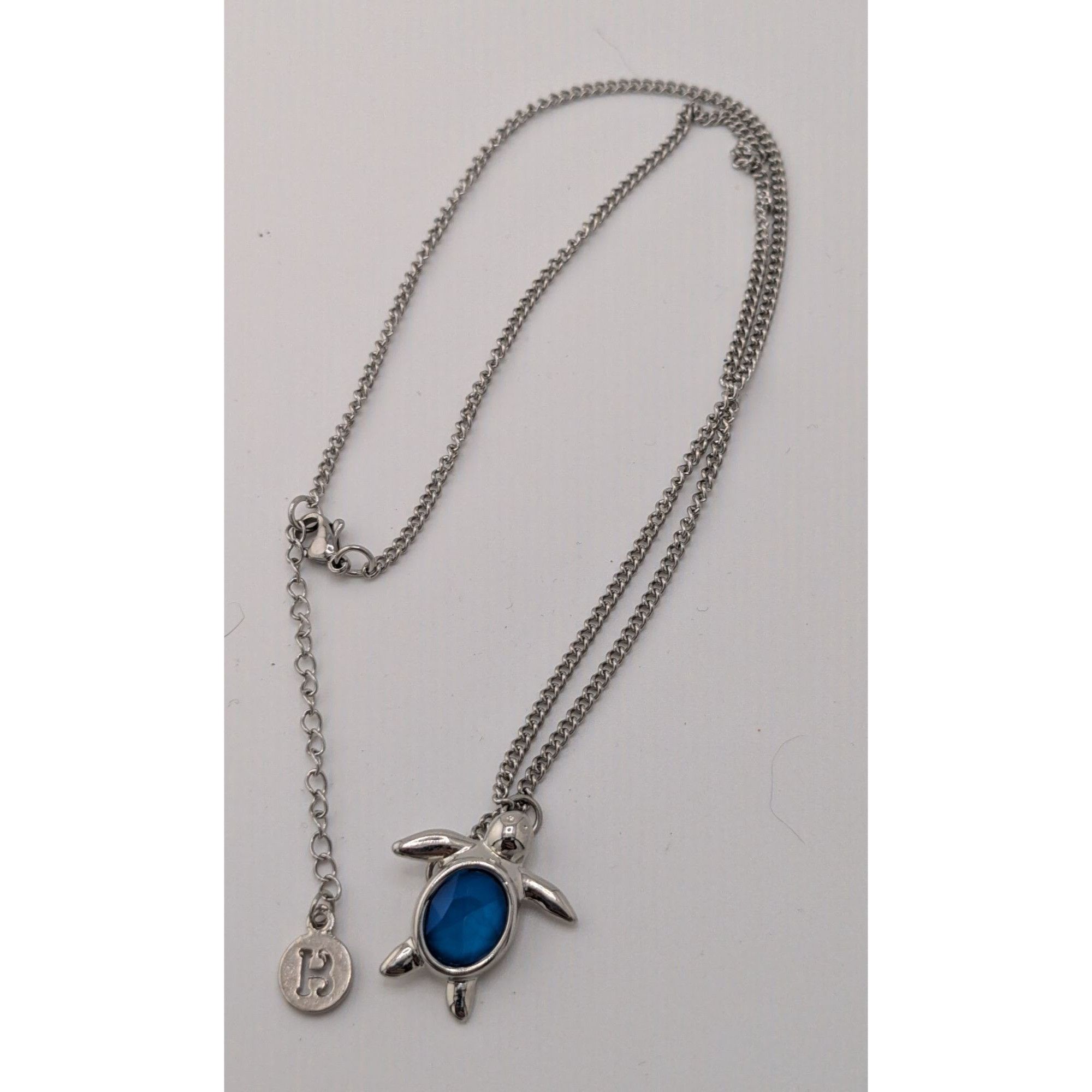 Other Beachy Mermaidcore Turtle Pendant Necklace With Blue Gemston Size ONE SIZE - 7 Thumbnail