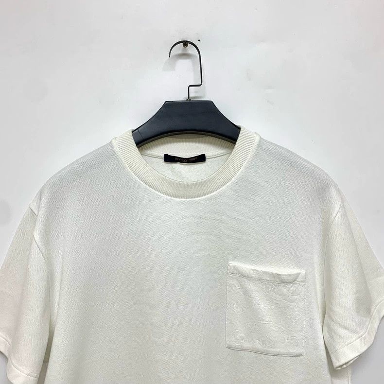 Louis Vuitton Louis Vuitton 24 New White Short Sleeve Size US L / EU 52-54 / 3 - 3 Thumbnail