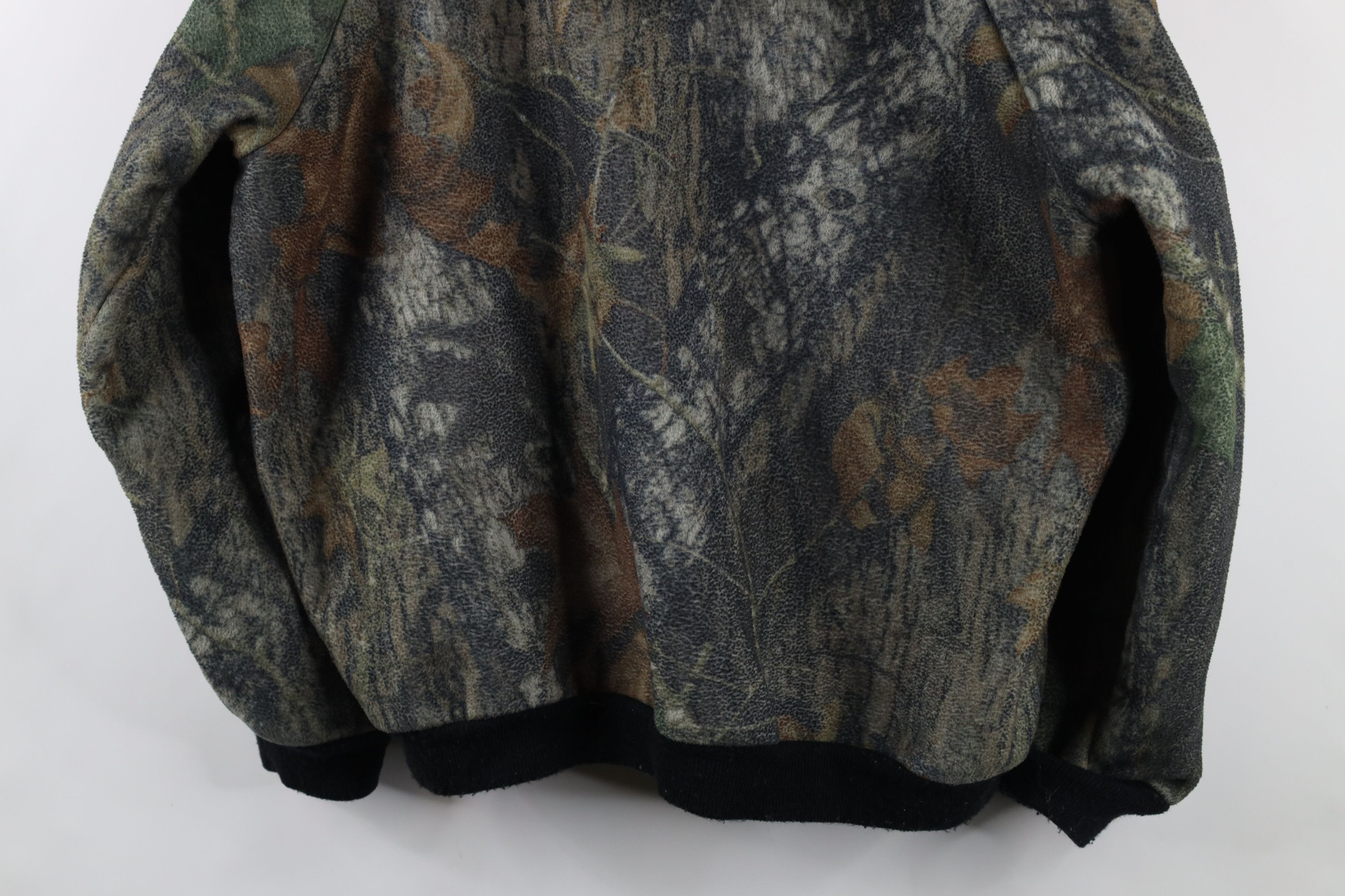 Vintage Vintage 90s Polaris Spell Camouflage Hooded Fleece Jacket Size US L / EU 52-54 / 3 - 10 Thumbnail