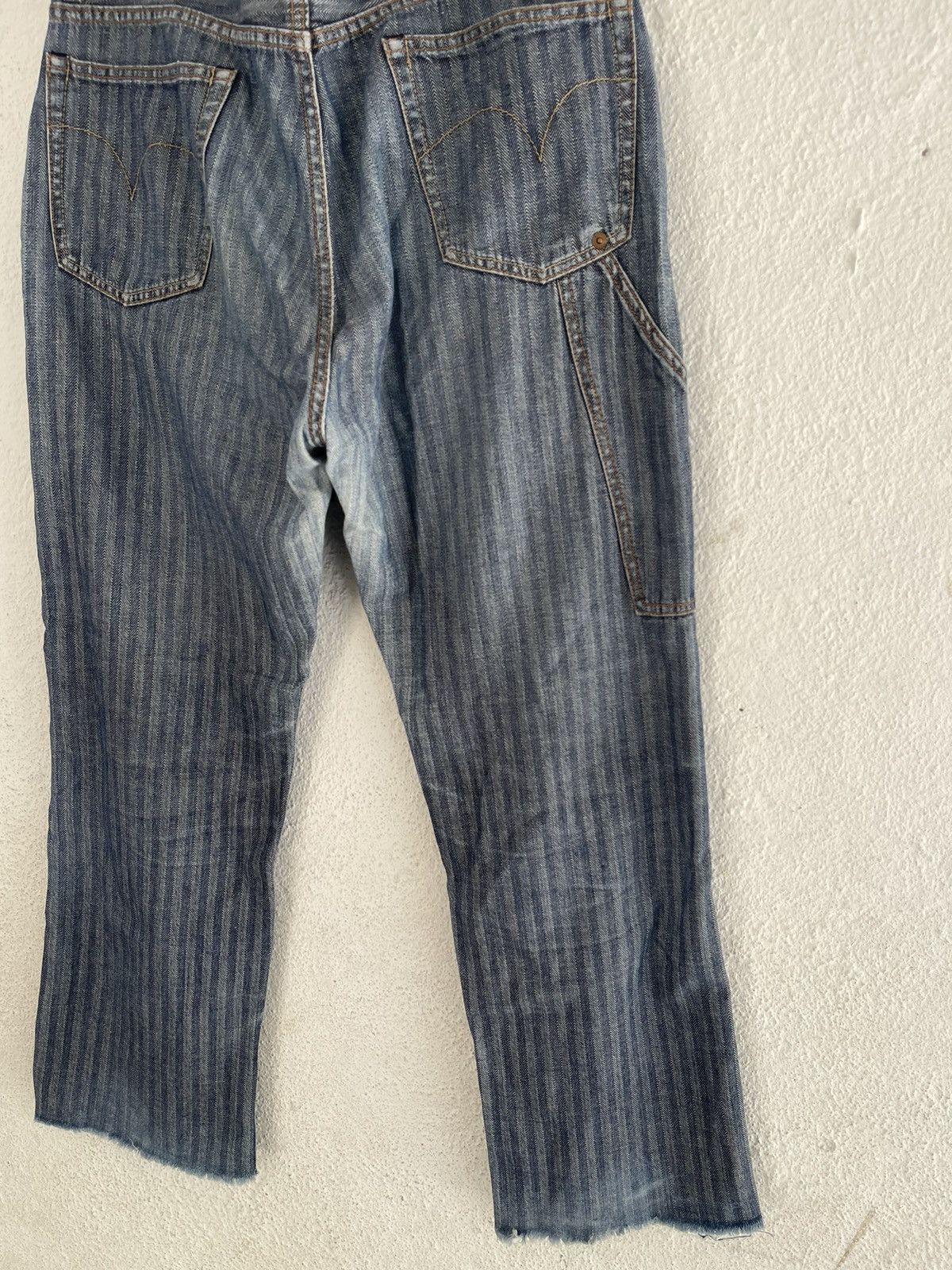 Hysteric Glamour Hysteric Glamour Kinky Hickory Carpenter Denim Frayed Hem Size US 33 - 4 Thumbnail