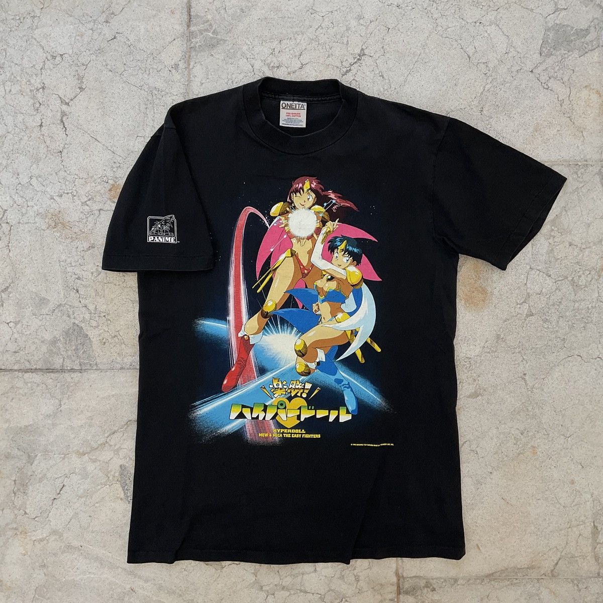 Vintage Vintage 1995 Hyperdoll Mew & Mica Panime Anime Promo Shirt Size US M / EU 48-50 / 2 - 1 Thumbnail