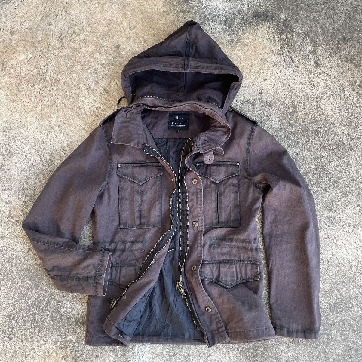 Hysteric Glamour × Japanese Brand × Le Grande Bleu (L.G.B.) Beno Bono Jacket Japan Multi zipper two layer Size US M / EU 48-50 / 2 - 6 Thumbnail