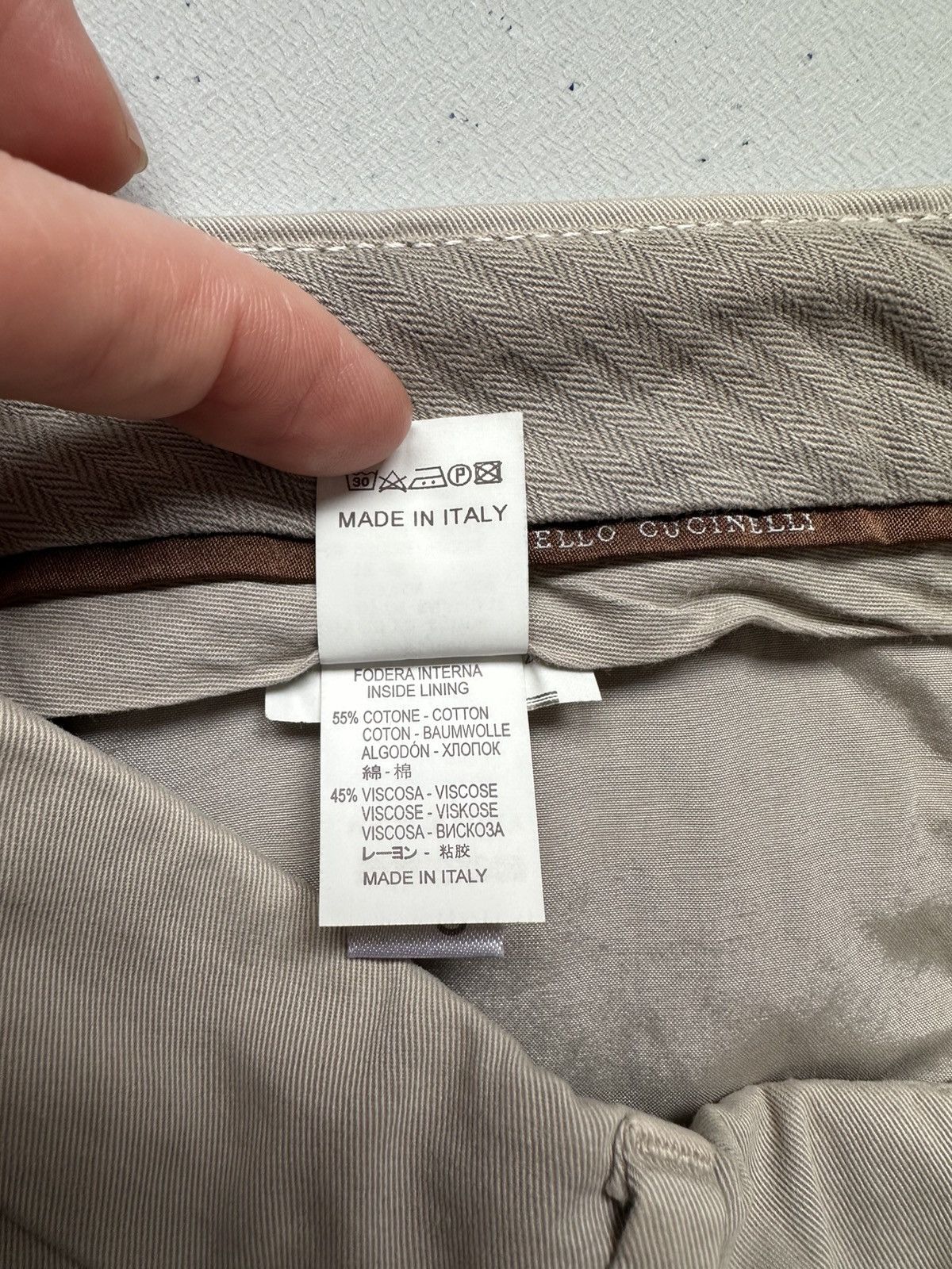 Brunello Cucinelli Brunello Cucinelli Chino Pants Womens Size 27" / US 4 / IT 40 - 10 Thumbnail
