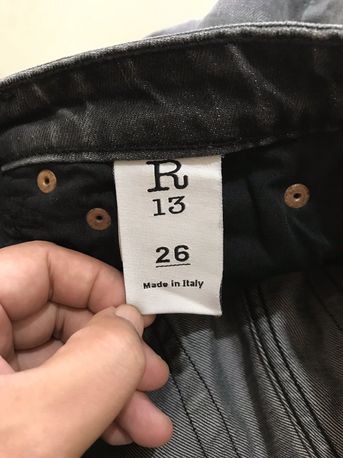 R13 R13 Kick Fit Frayed Hem Jeans Size 26" / US 2 / IT 38 - 6 Thumbnail