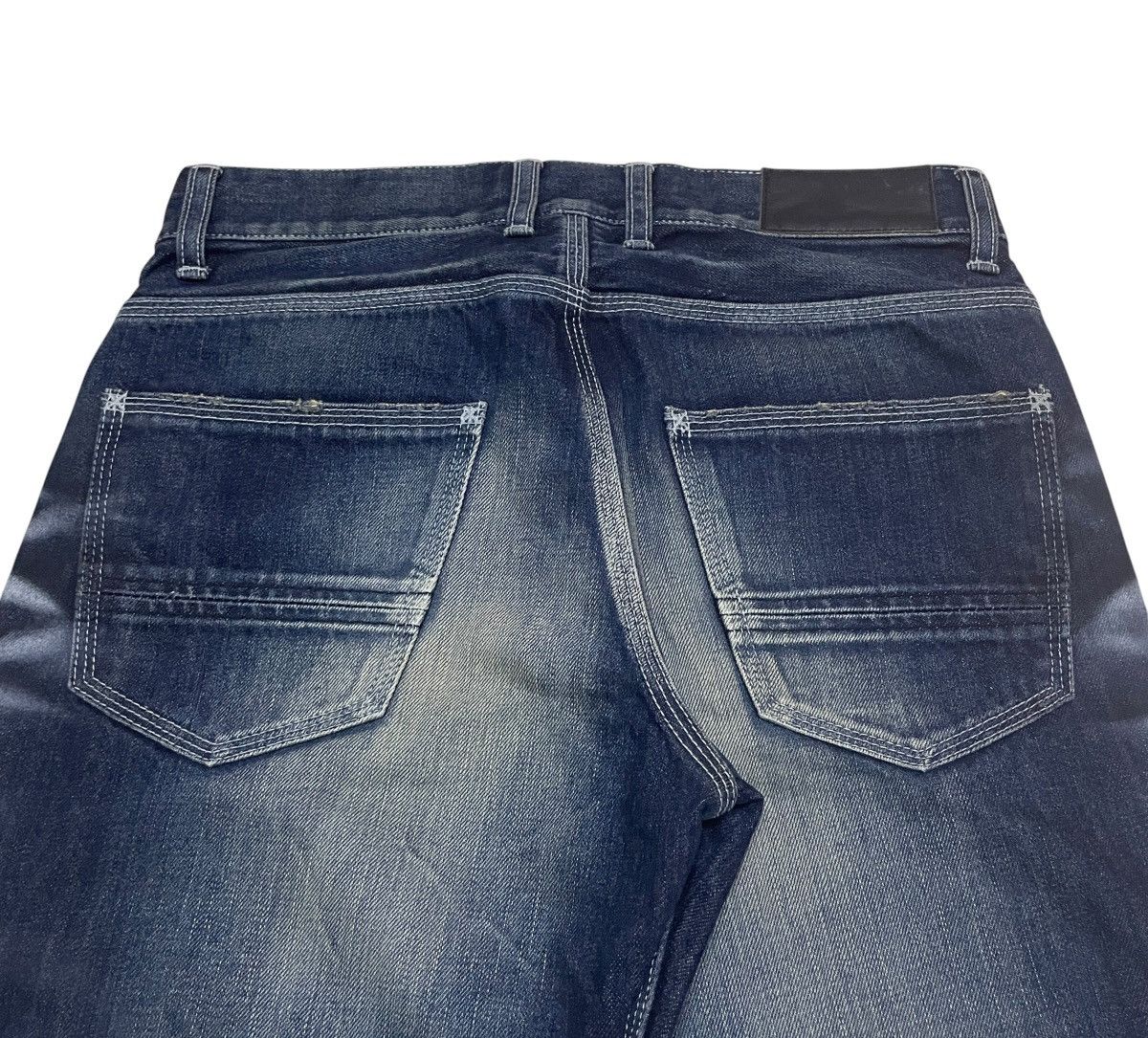 Le Grande Bleu (L.G.B.) Rare Vintage Japanese Brand Urban Craft Flared Jeans 2000s Size US 30 / EU 46 - 4 Thumbnail