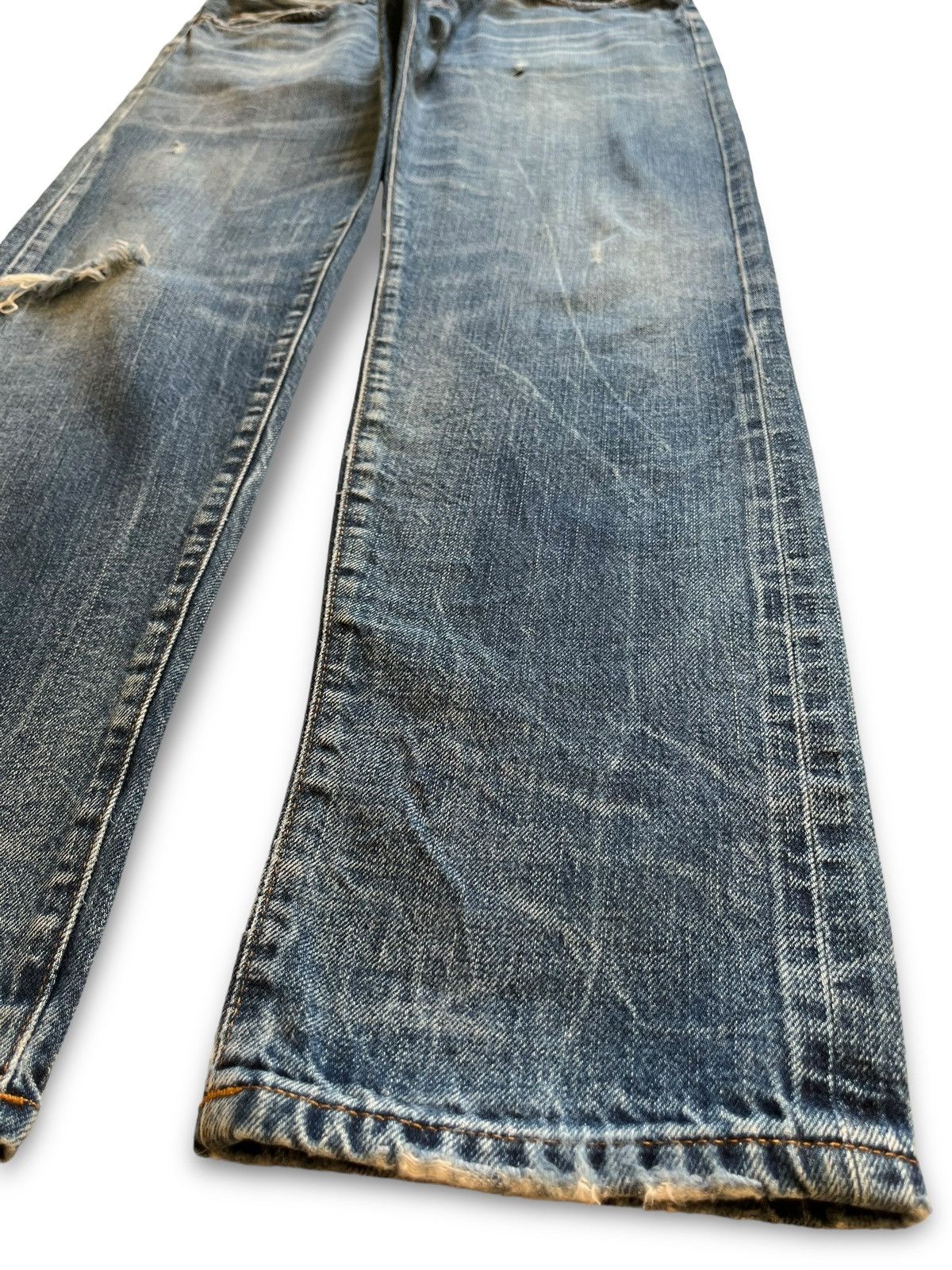 Roy Denim SALES 🔥 Vintage Roy Roger's Cult Selvedge Distressed Jeans Size US 35 - 10 Thumbnail
