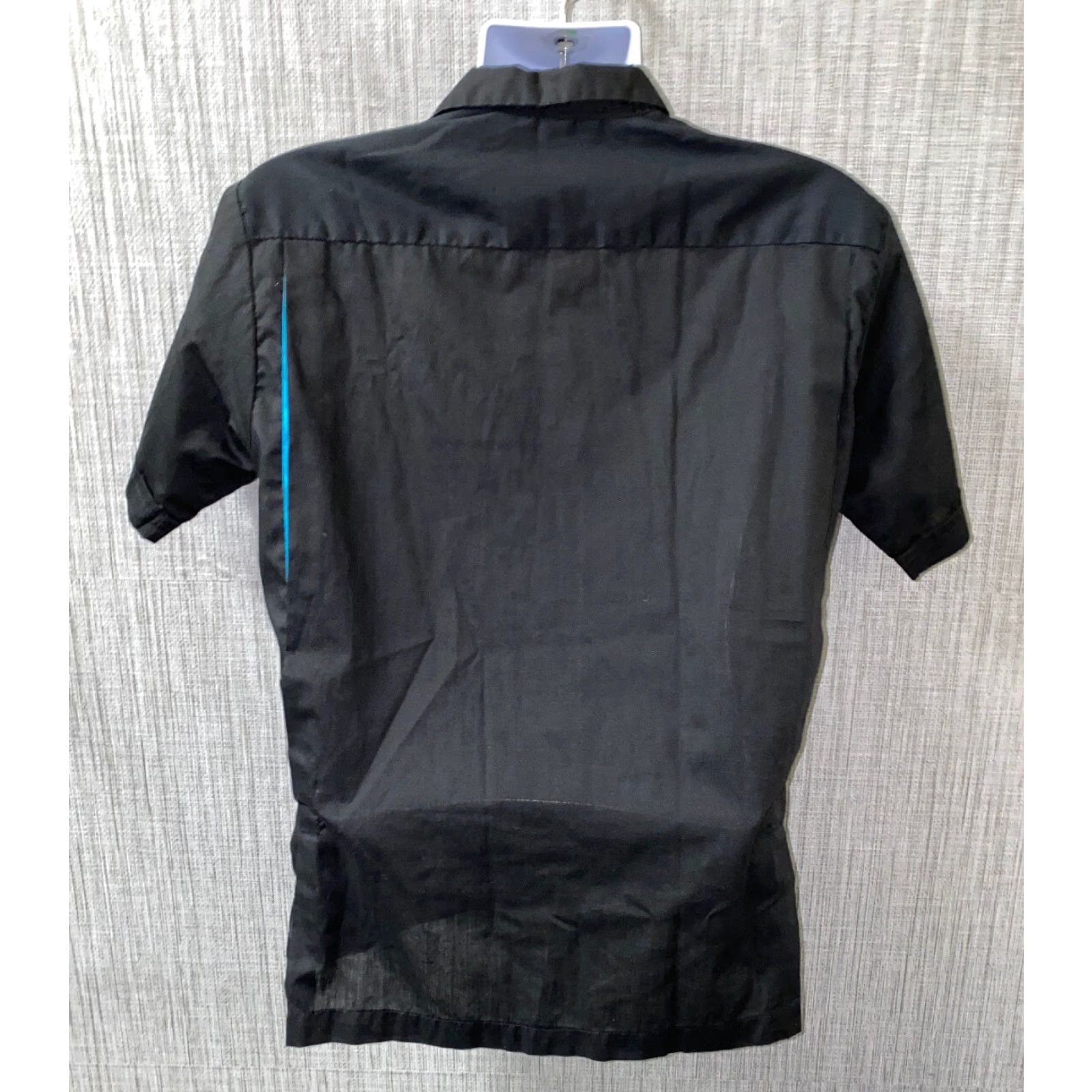 Vintage VINTAGE William Von Queen Crew Mens Black Short Sleeve Button Front Shirt M Size US M / EU 48-50 / 2 - 4 Thumbnail