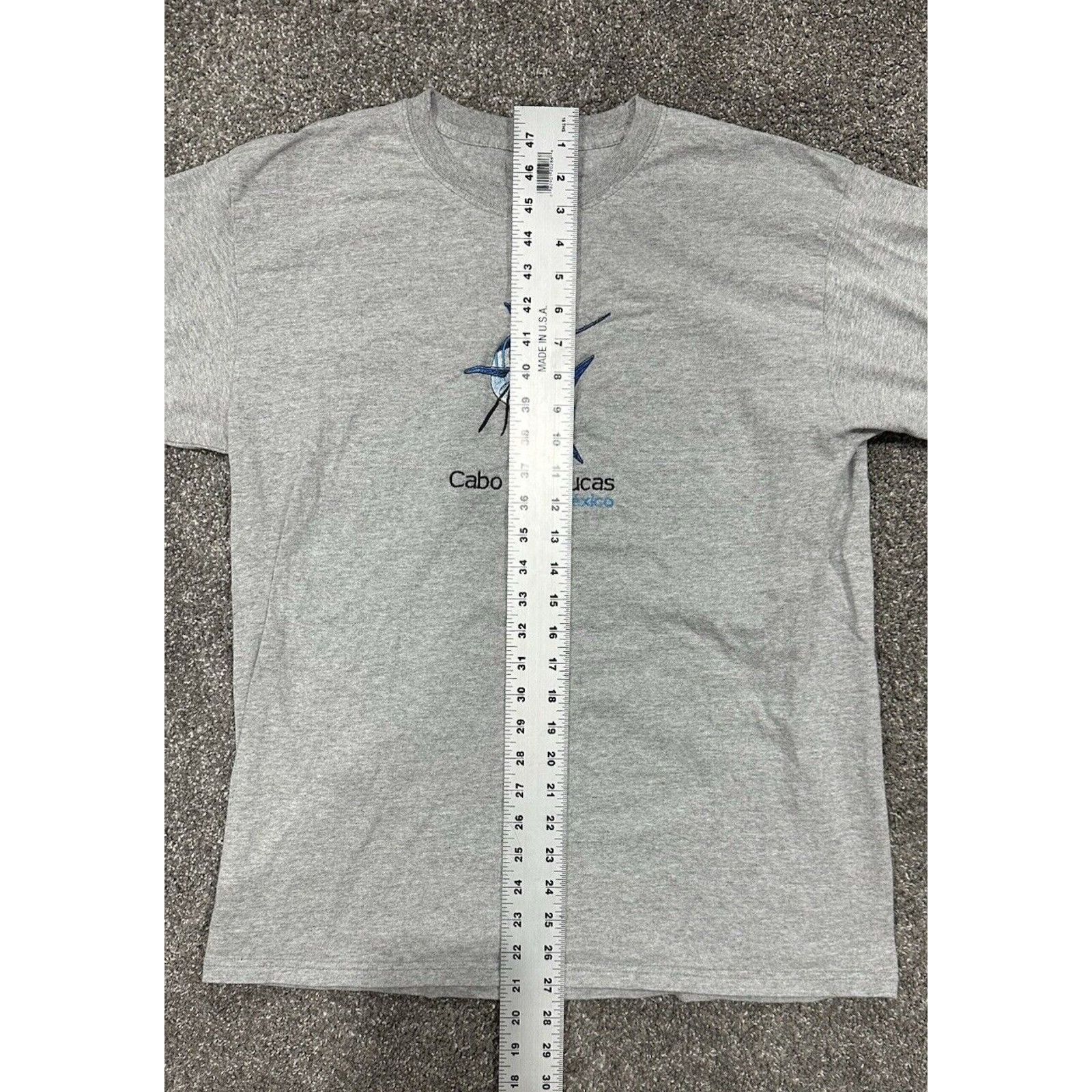 Other Vtg Cabo San Lucas Mexico Gray Shirt Embroidered Sz Large Size US L / EU 52-54 / 3 - 5 Thumbnail