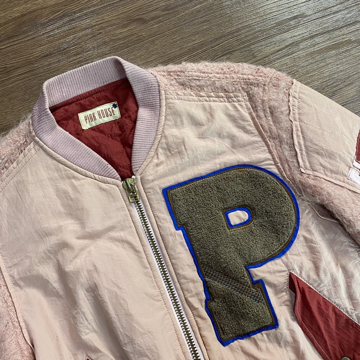 Pink House Pink House Hybrid Wool Nylon Bomber Jacket Vintage 80s Size US M / EU 48-50 / 2 - 2 Thumbnail