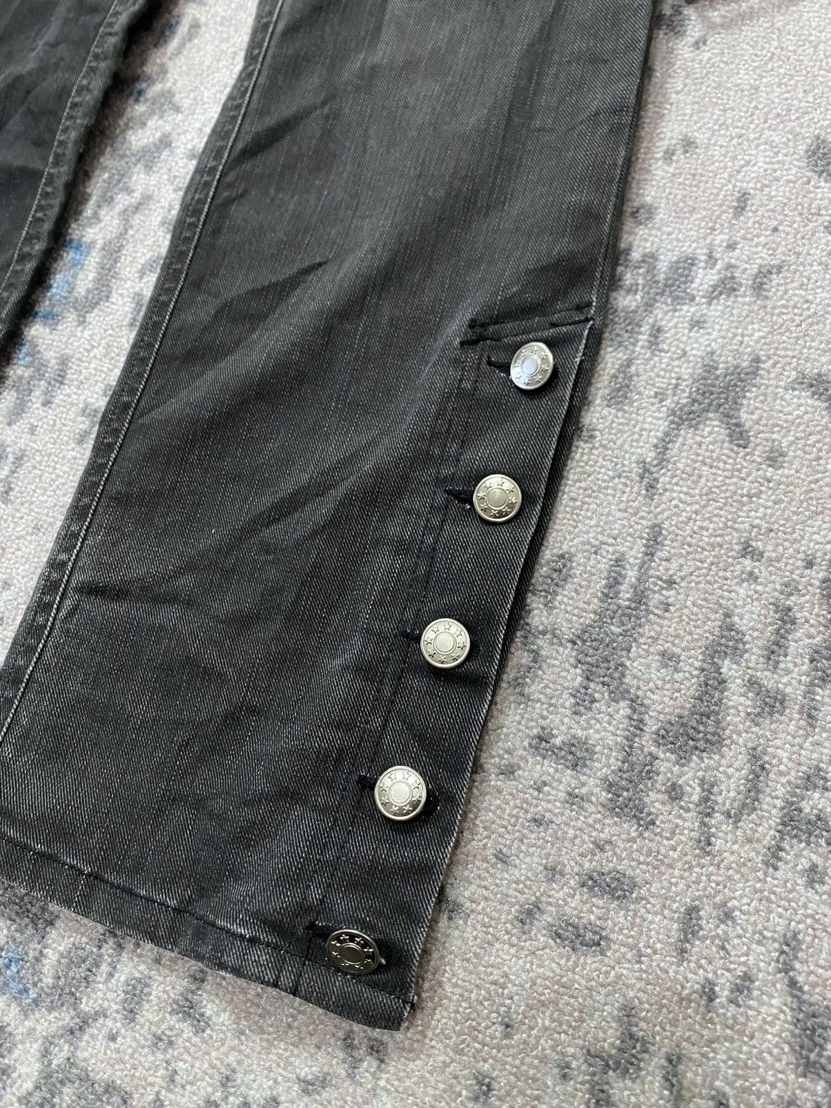 Hysteric Glamour Ba-tsu Bondage Washed Studded Jeans Size US 32 / EU 48 - 5 Thumbnail