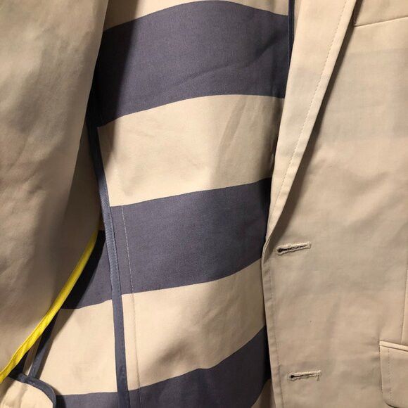 I.N.C INC men's beige 100%cotton sport coat jacket blazer size: S Size US S / EU 44-46 / 1 - 4 Thumbnail