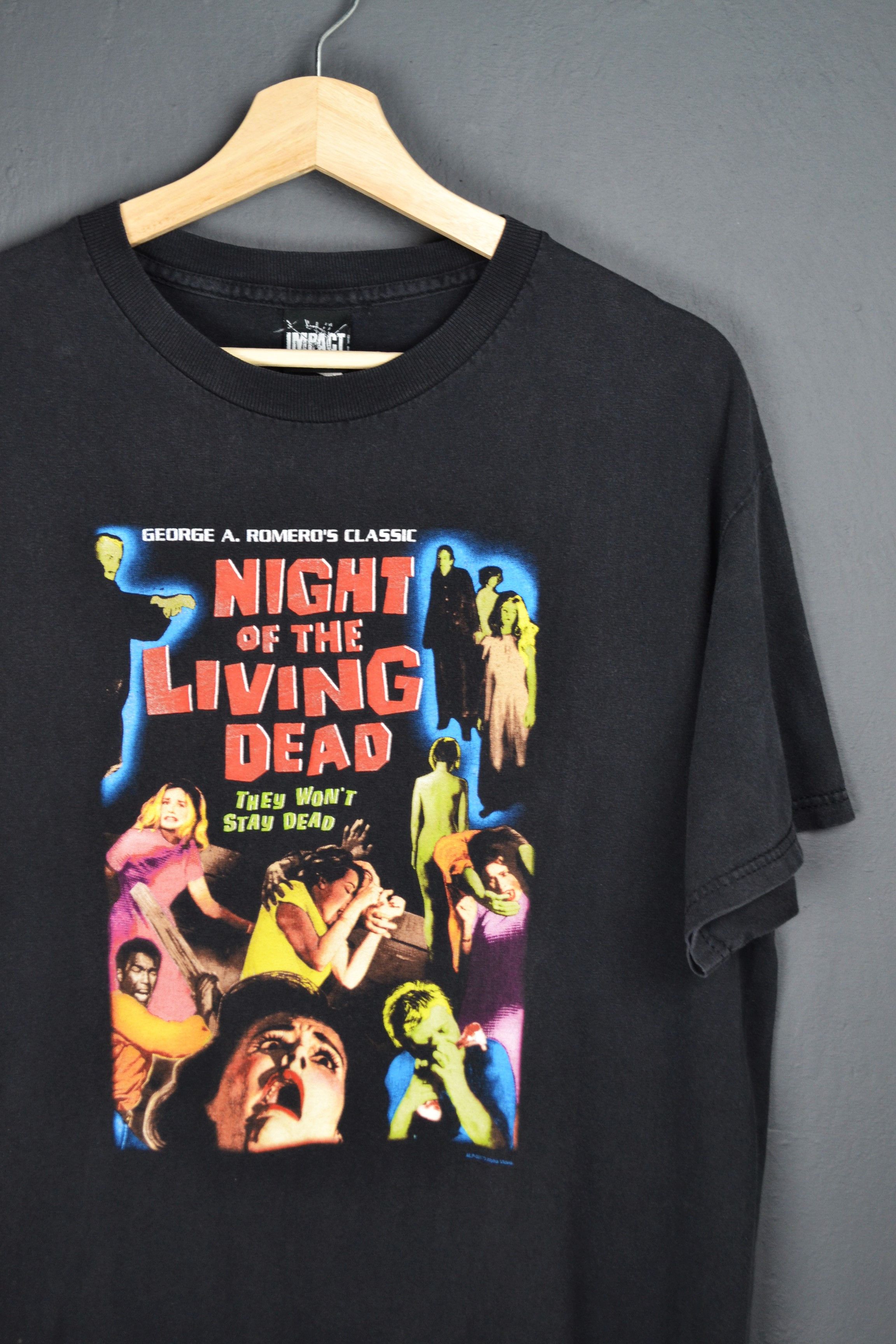 Band Tees Vintage Night of the Living Dead Tee L Horror Impact Size US L / EU 52-54 / 3 - 1 Thumbnail