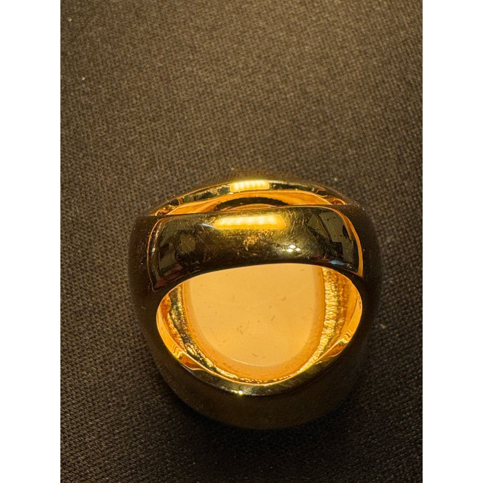 Kenneth Jay Lane Kenneth J Lane World Capital Statement Ring Cabochon Size 8 Size ONE SIZE - 5 Thumbnail