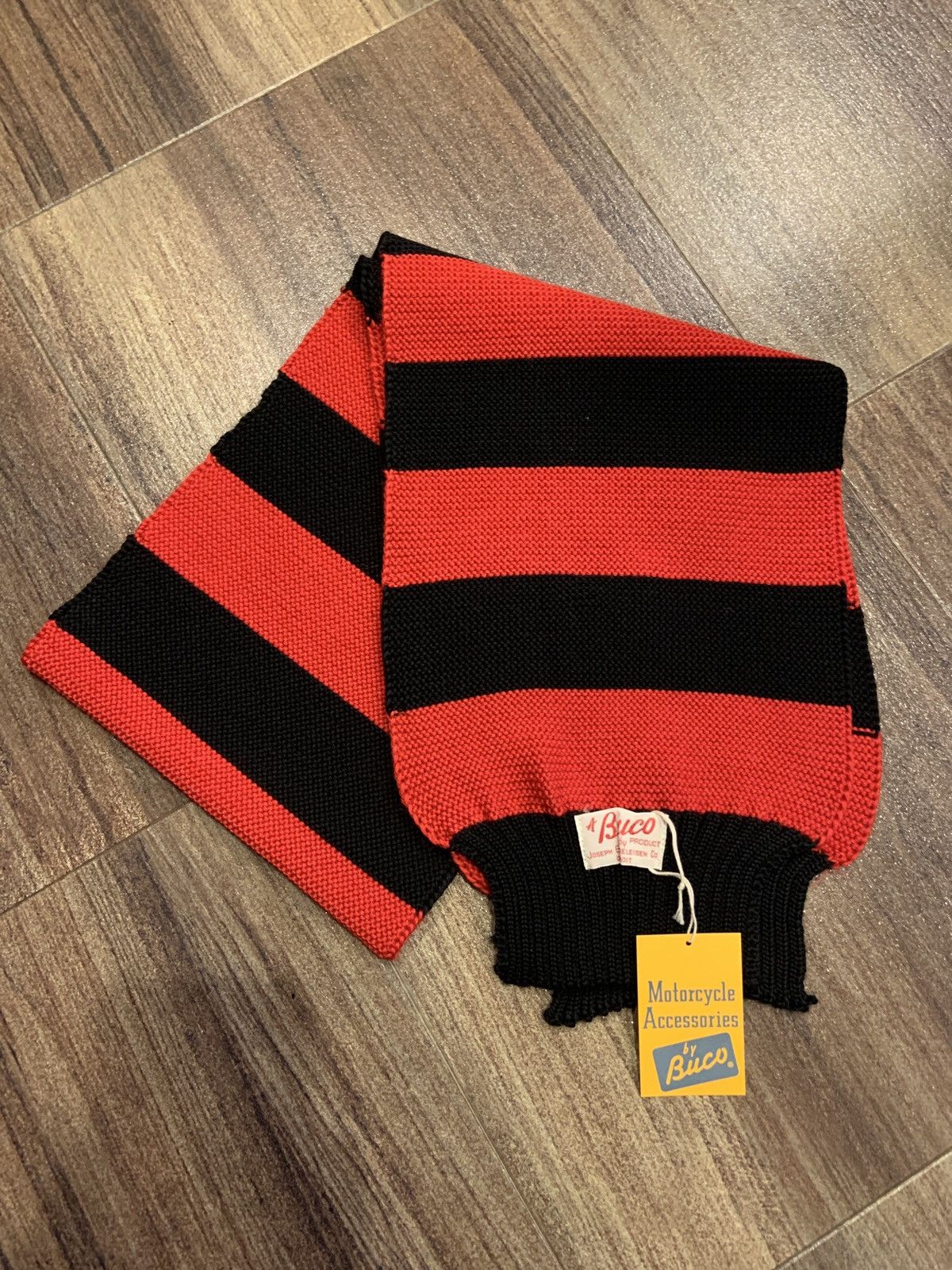 The Real McCoy's Real McCoy’s BUCO STRIPED WOOL KNIT SCARF Size ONE SIZE - 1 Thumbnail