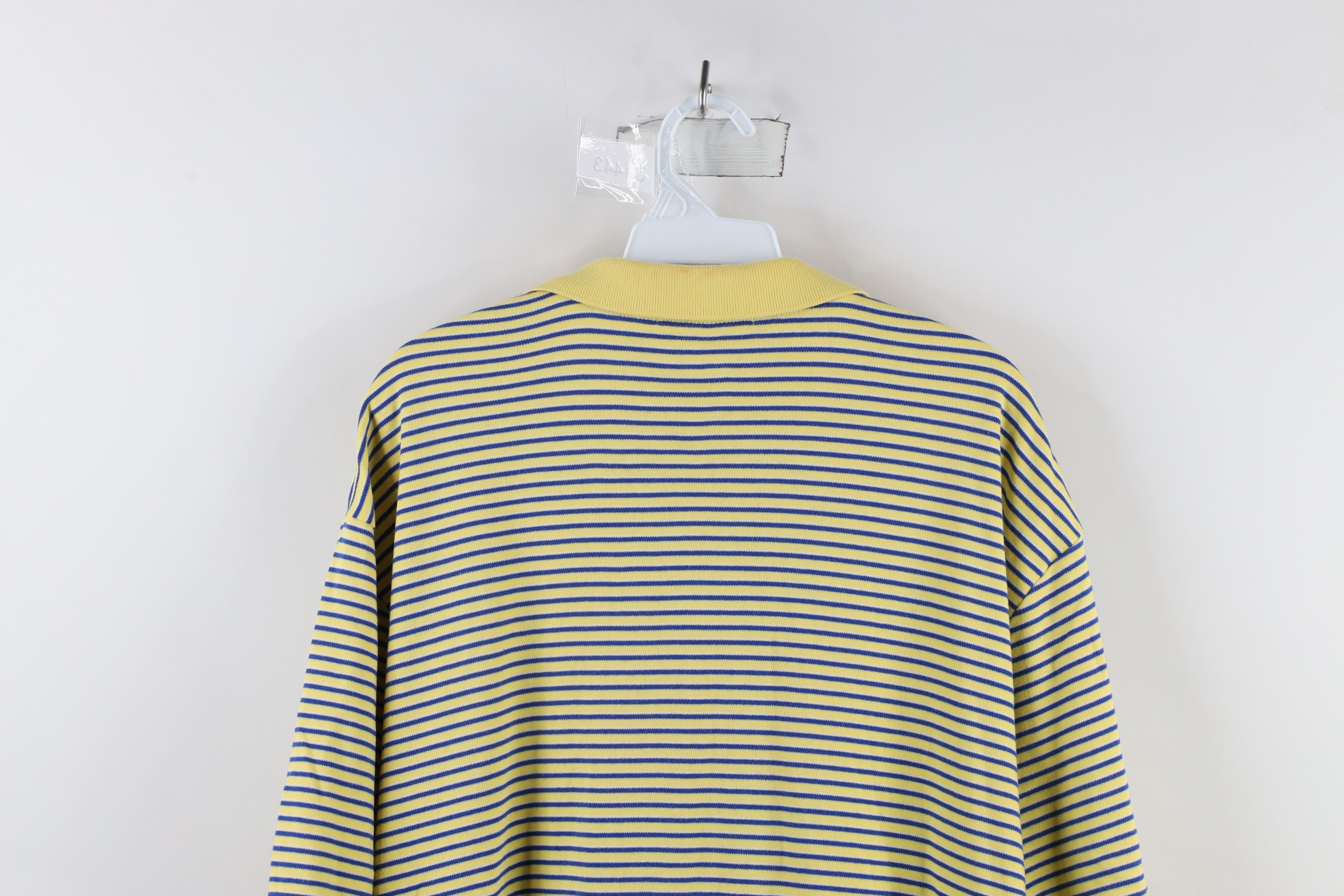 Ralph Lauren × Vintage Vintage 90s Ralph Lauren Touch Striped Collared Golf Polo Size US XXL / EU 58 / 5 - 8 Thumbnail