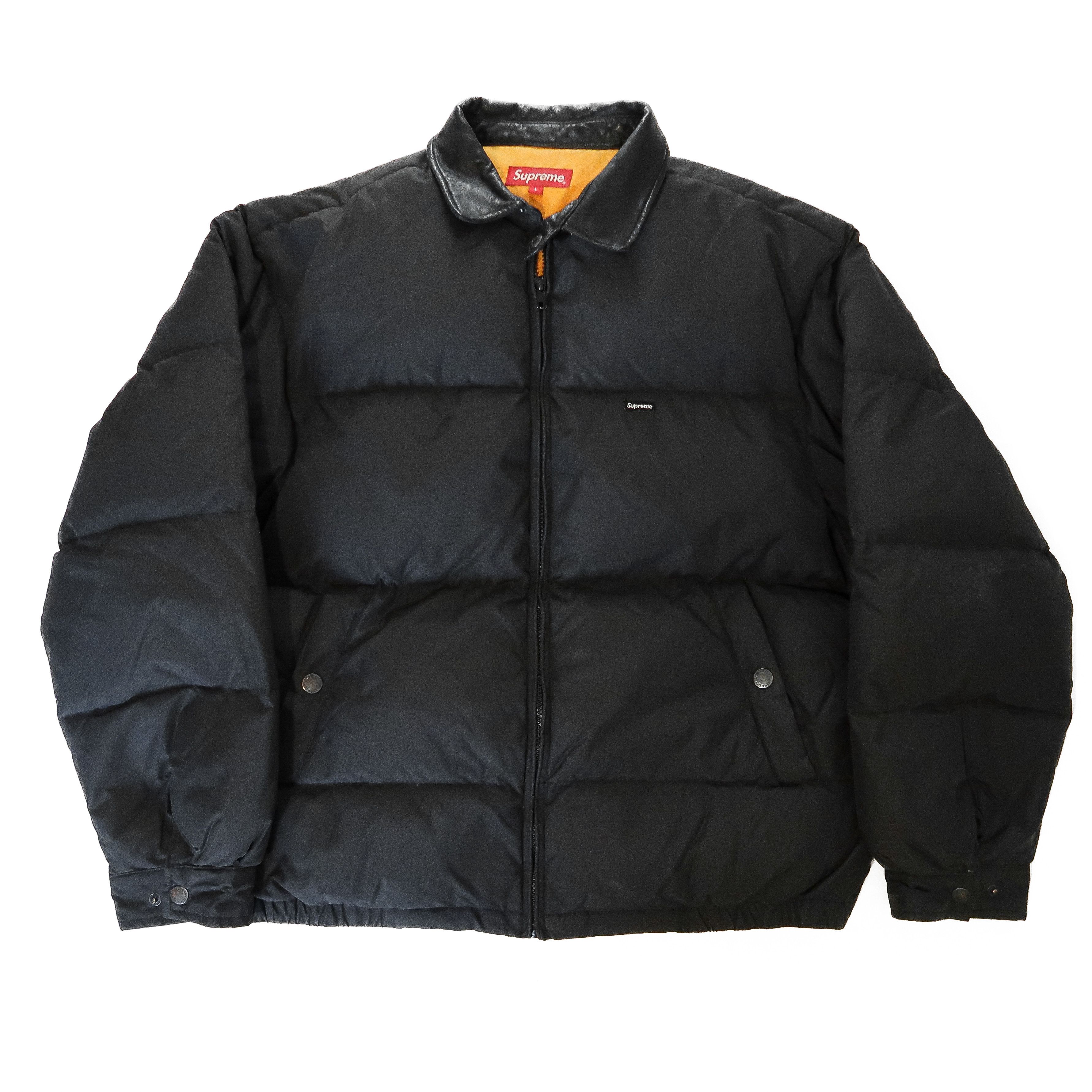 Supreme Leather Collar Puffy Jacket 『Ｍ』 Supreme Leather Collar Puffy Jacket (FW19) - $268