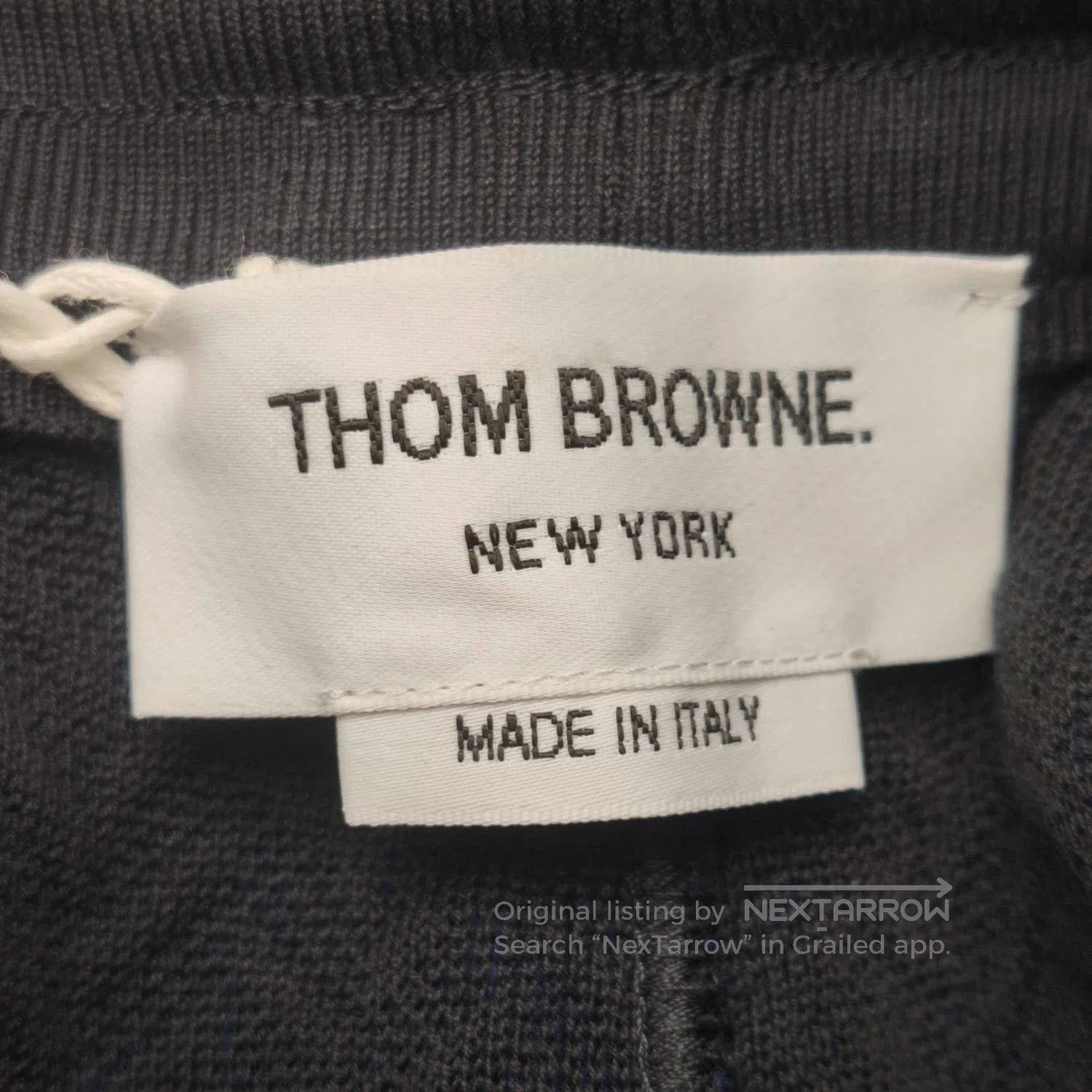 Thom Browne Thom Browne Cotton Stripe Drawstring Pants S/38. Size 37" - 3 Thumbnail