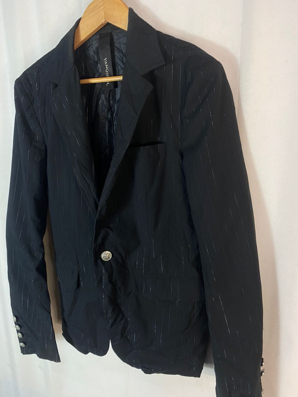 Designer × Vanquish Vanquish stripe blazer jacket Size US S / EU 44-46 / 1 - 4 Thumbnail