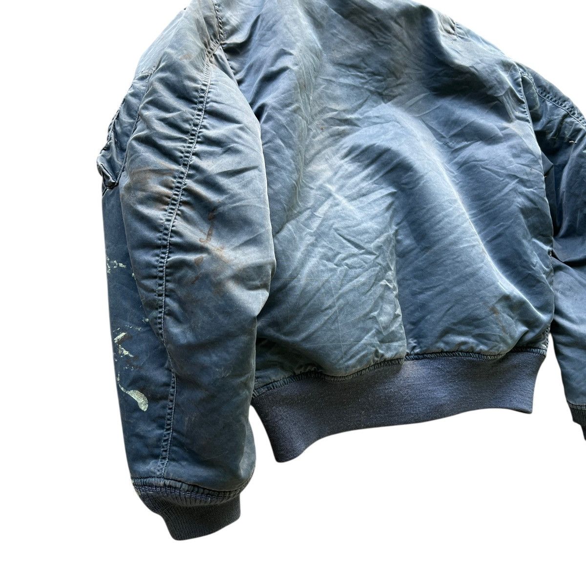 Japanese Brand 🔥 VINTAGE RIOT RIOT OILED PAIN SPLASH MA 1 BOMBER JACKET Size US M / EU 48-50 / 2 - 8 Thumbnail