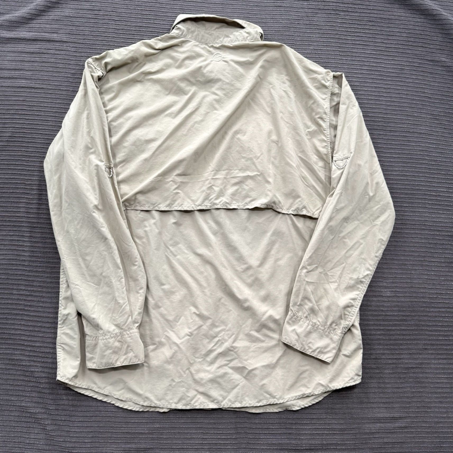 Vintage Magellan Shirt Men L Brown Nylon Relaxed Fit Vented Outdoor Pocketed Button-Up Size US L / EU 52-54 / 3 - 2 Thumbnail